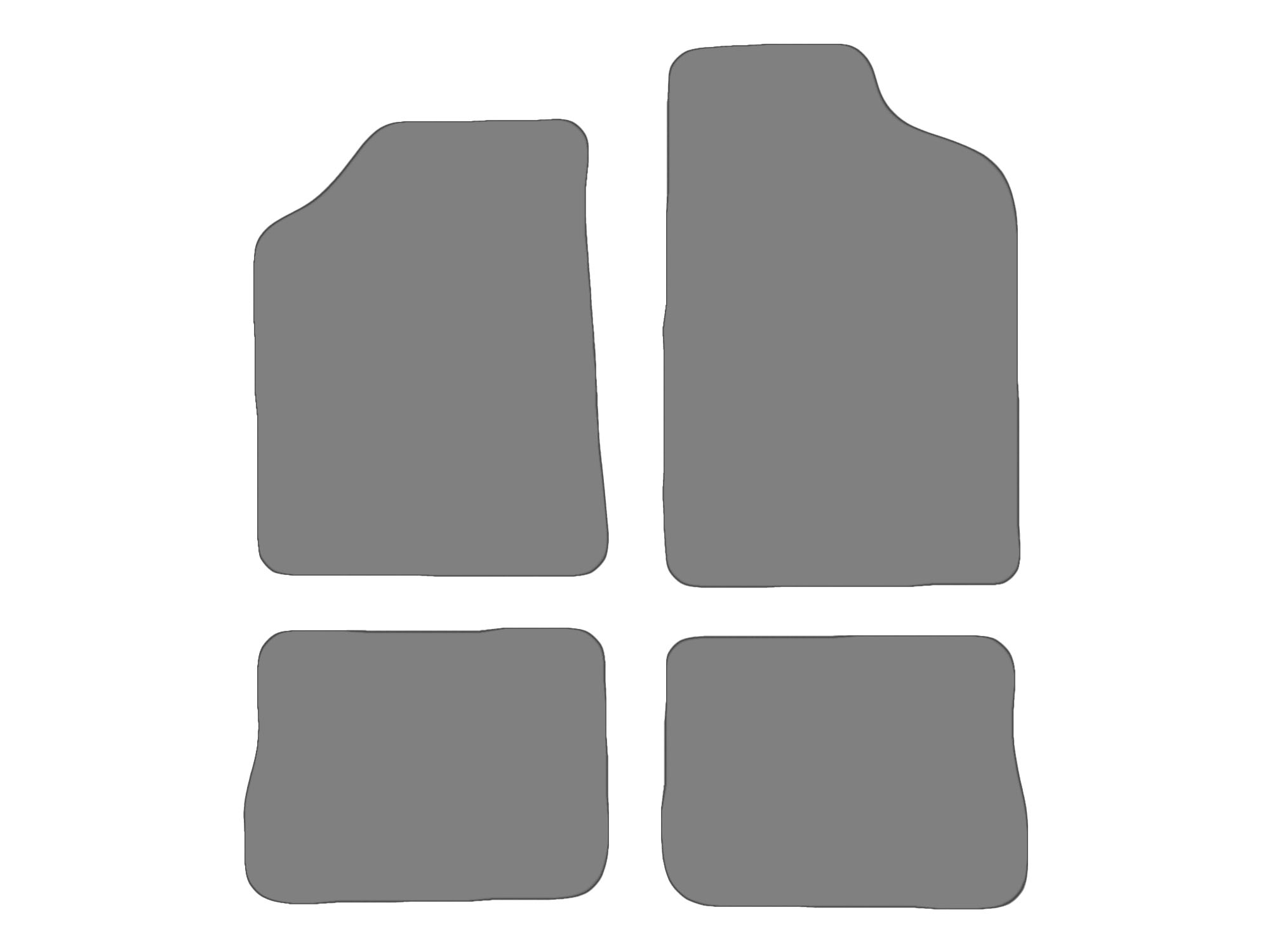 Jeu de tapis compatible avec Renault Clio I, type BC57, 5357, S57  (année de construction 1990-1998)