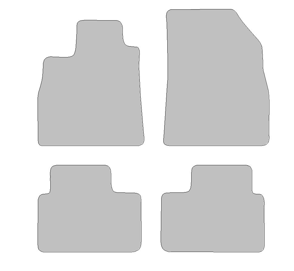 Fußmatten passend für Renault Talismann Typ    (Baujahr 2016-2022)