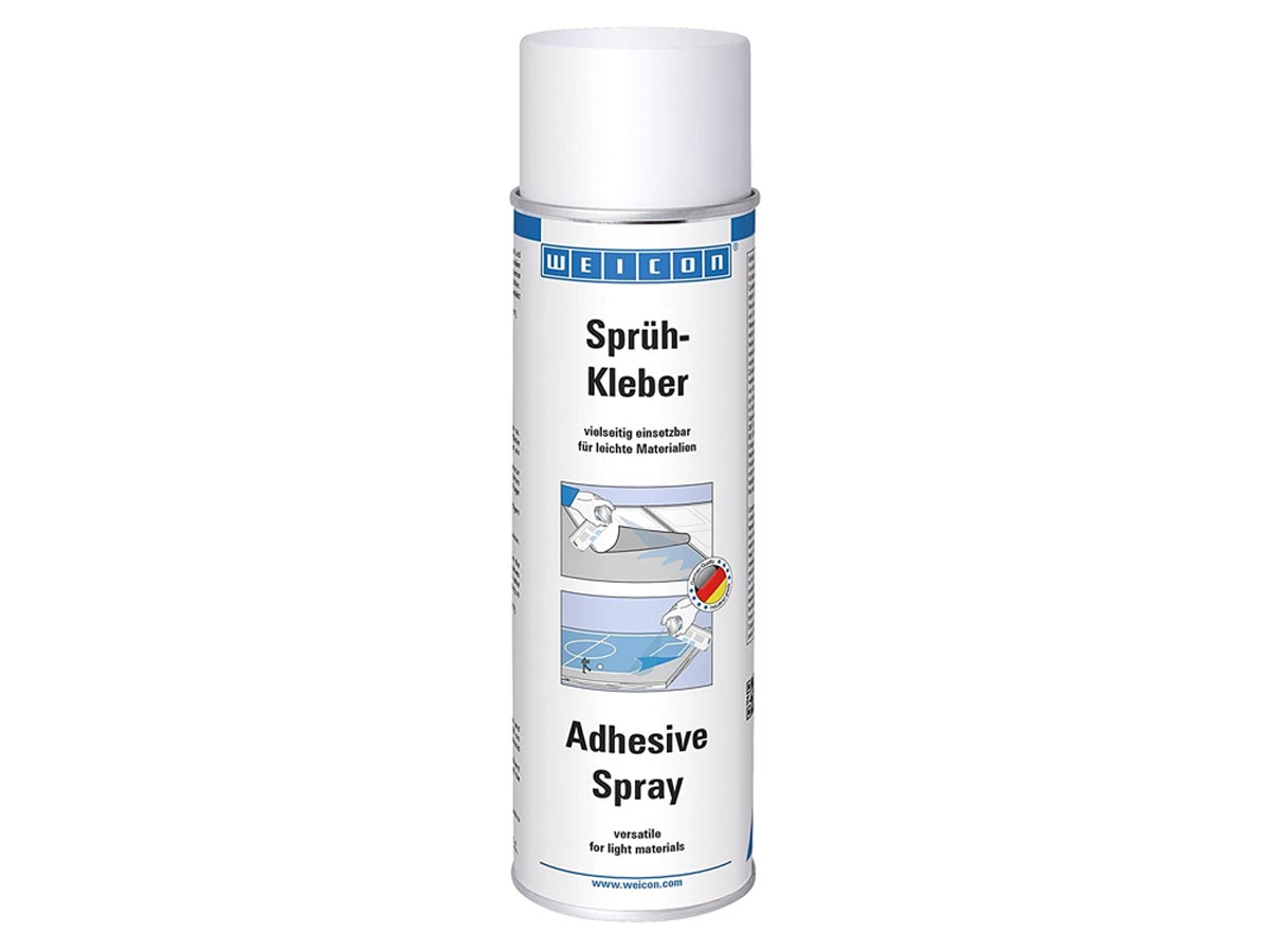 Spray adhesive for fixing carpet and PVC