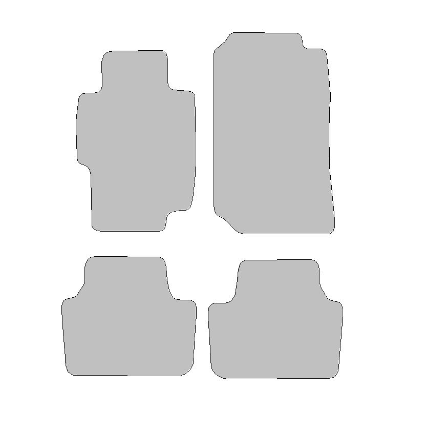 Fußmatten-Set für Honda Accord VII, Typ CL, CM   (Baujahr 2003-2012)