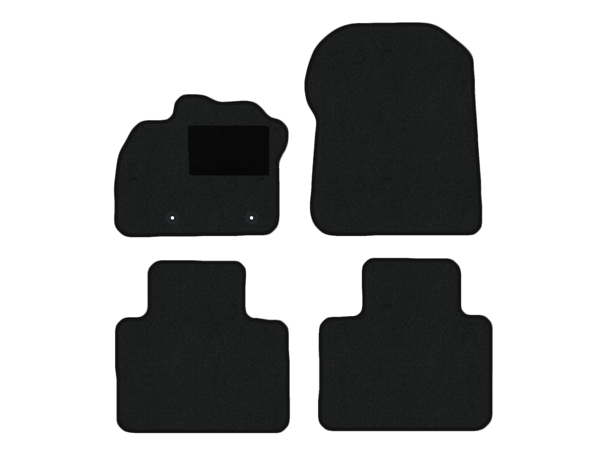 Resterende voorraad: Automatten geschikt voor Renault Zoe BFM, Hit schwarz, Kettingkleur zwart