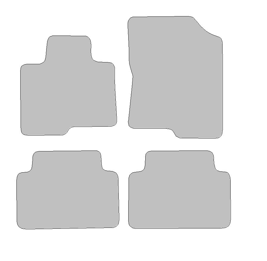 Fußmatten-Set für Kia Sorento IV, Typ MQ4 (Baujahr 2020-2023)