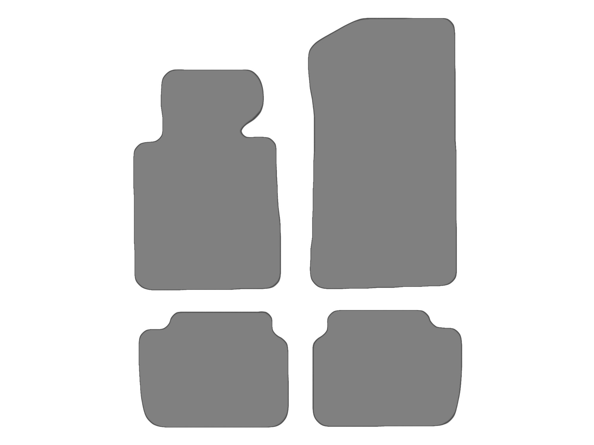 Floor mat set for BMW 3er, type E46  (year of construction 1998-2007)