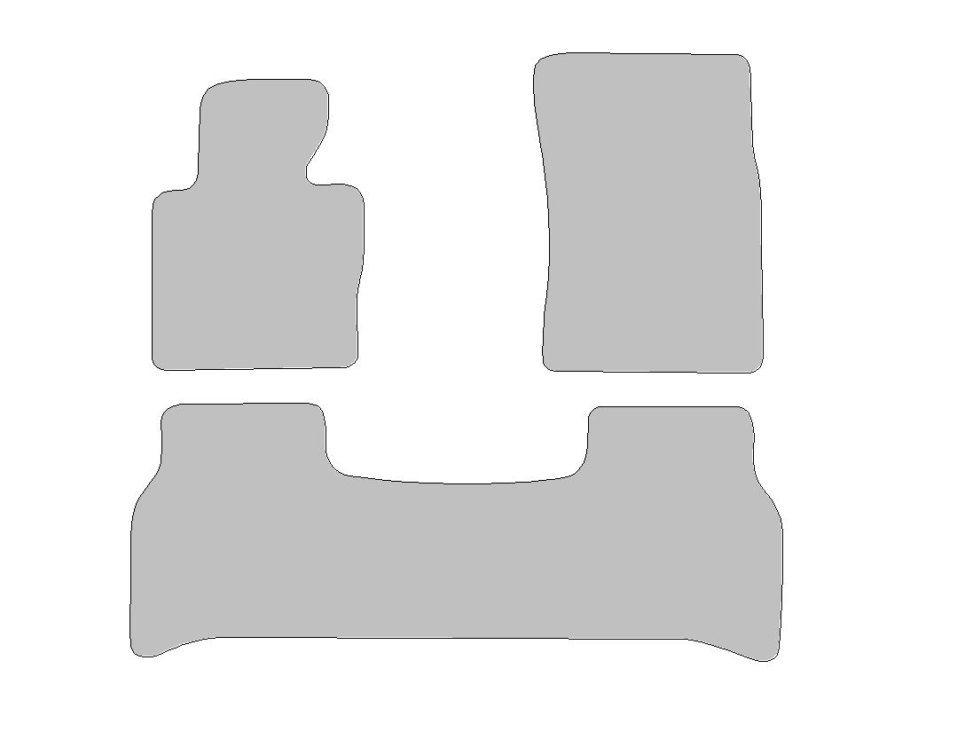 Floor mat set for Land Rover Range Rover III, type LM, L322  (year of construction 2002-2012)