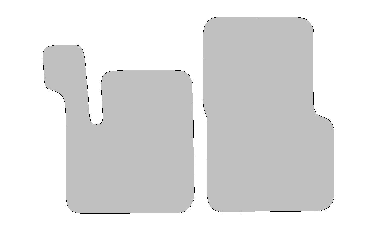 Fußmatten passend für Renault Avantime Typ DE0   (Baujahr 2001-2003)