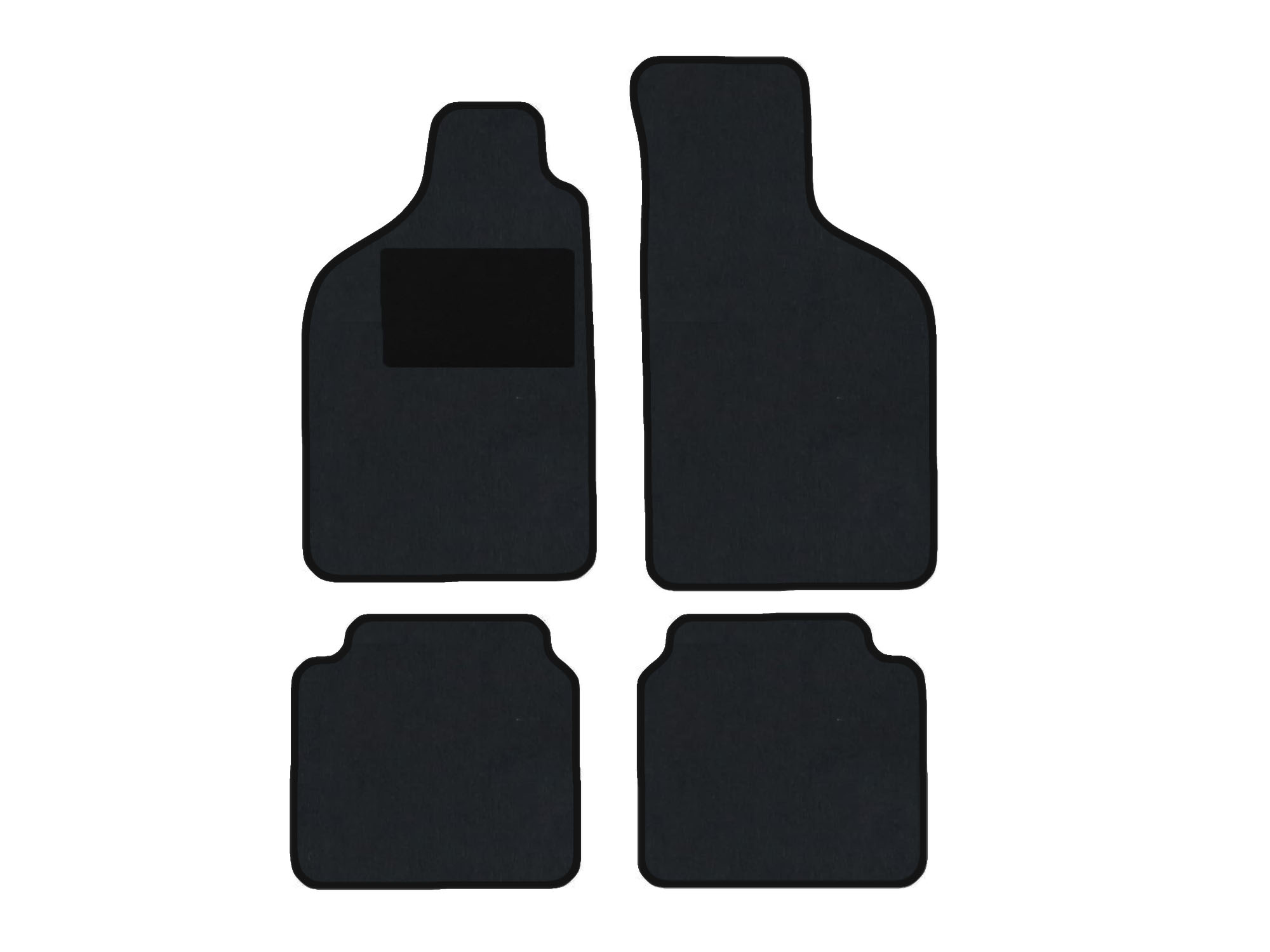 Remnant stock: car mats suitable for Alfa Romeo 33 905, Dura graphit, warp colour black