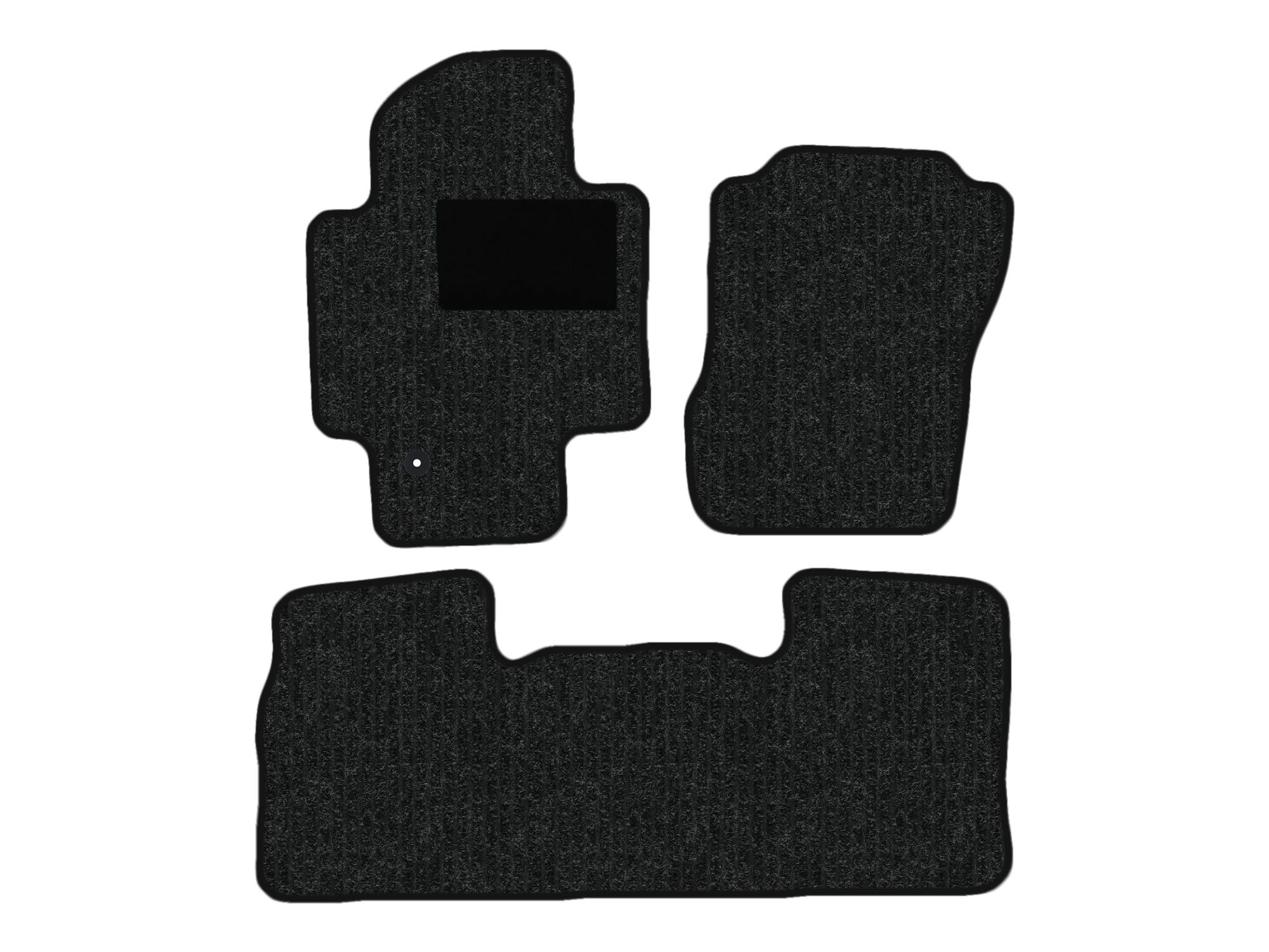 Lagerrest: Fußmattenset passend für Nissan NV200 Evalia , Robust anthrazit, Umrandung schwarz