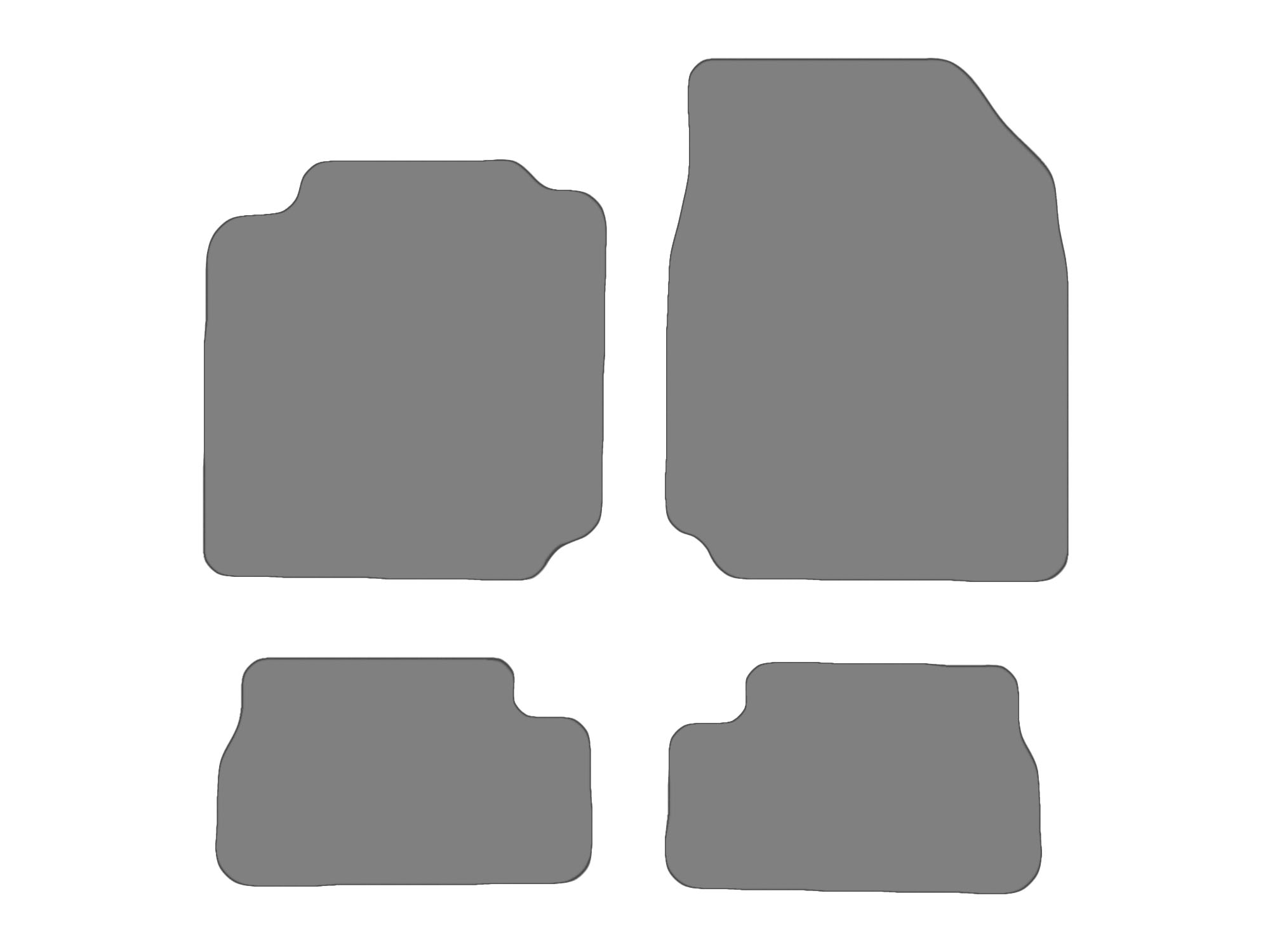 Fußmatten passend für Nissan Micra III Typ K12 (Baujahr 2003 - 2010)