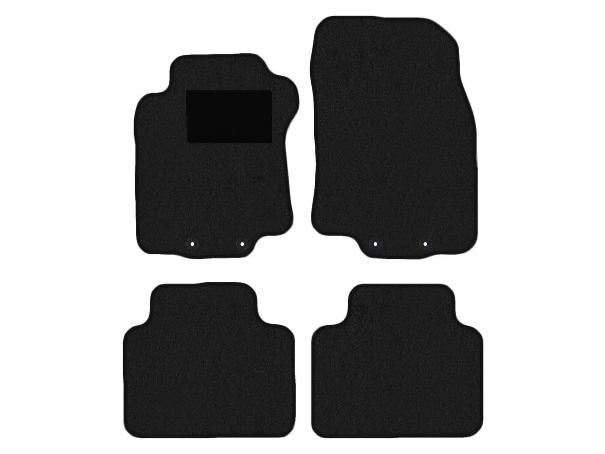 Jeu de tapis compatible avec Renault Koleos II, type HC  (année de construction 2016-2025)