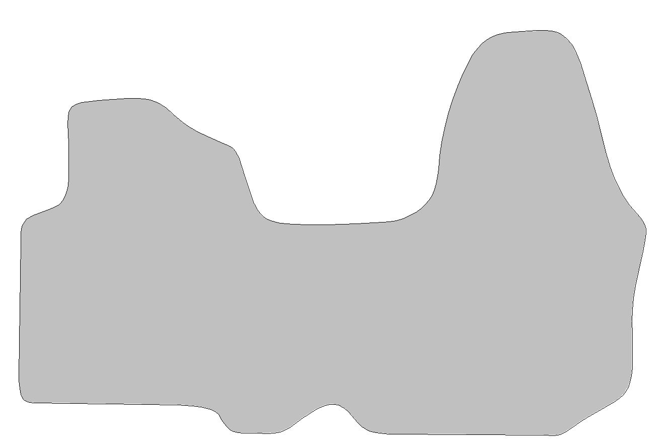 Fußmattenset für Opel Vivaro B 3-Sitzer (Baujahr ab 2014), 1-tlg