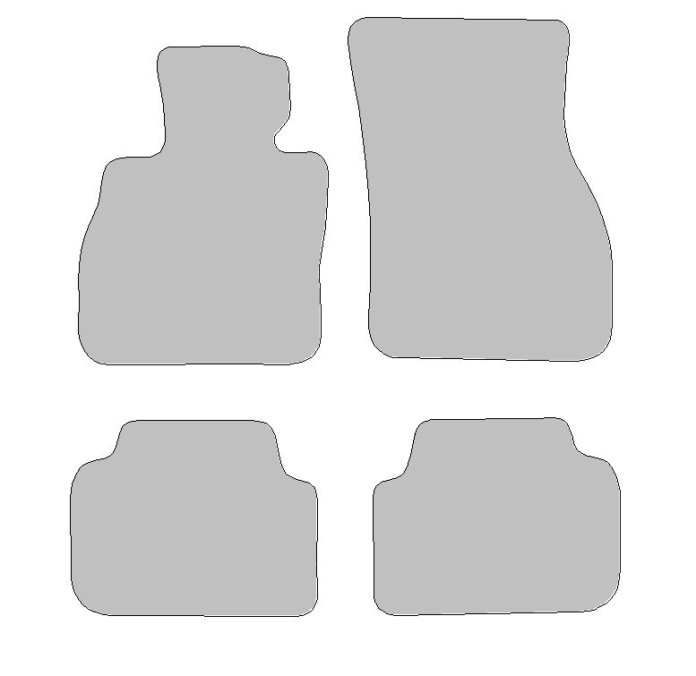 Fußmatten-Set für Mini Clubman, Typ F54 (Baujahr 2014-2023)