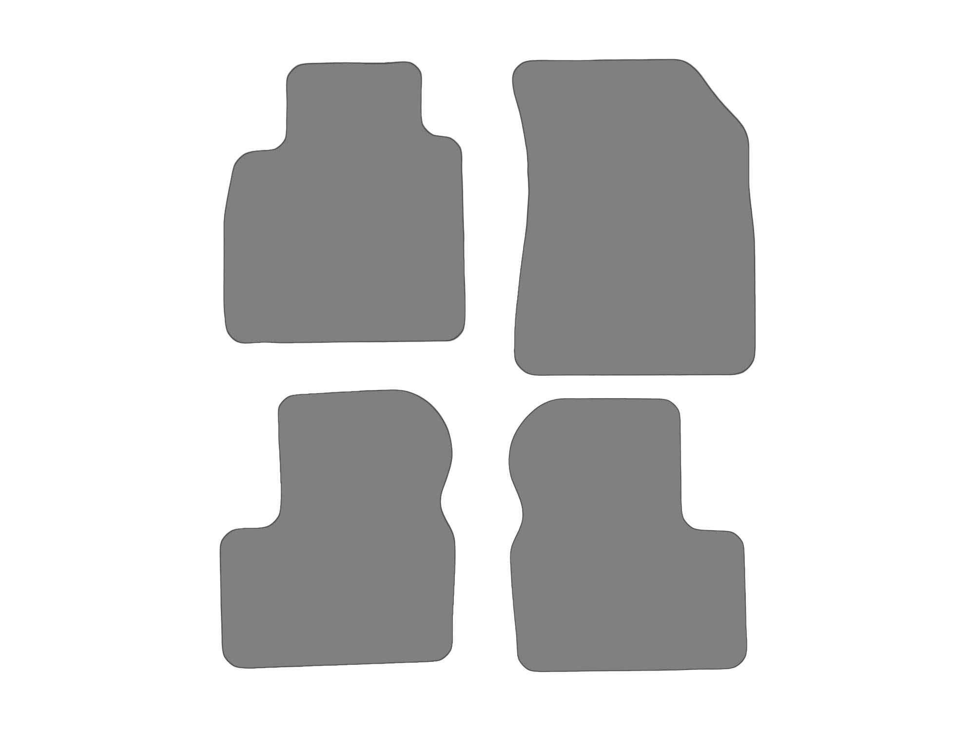 Fußmatten passend für Nissan Micra IV Typ K13 (Baujahr 2010 - 2017)