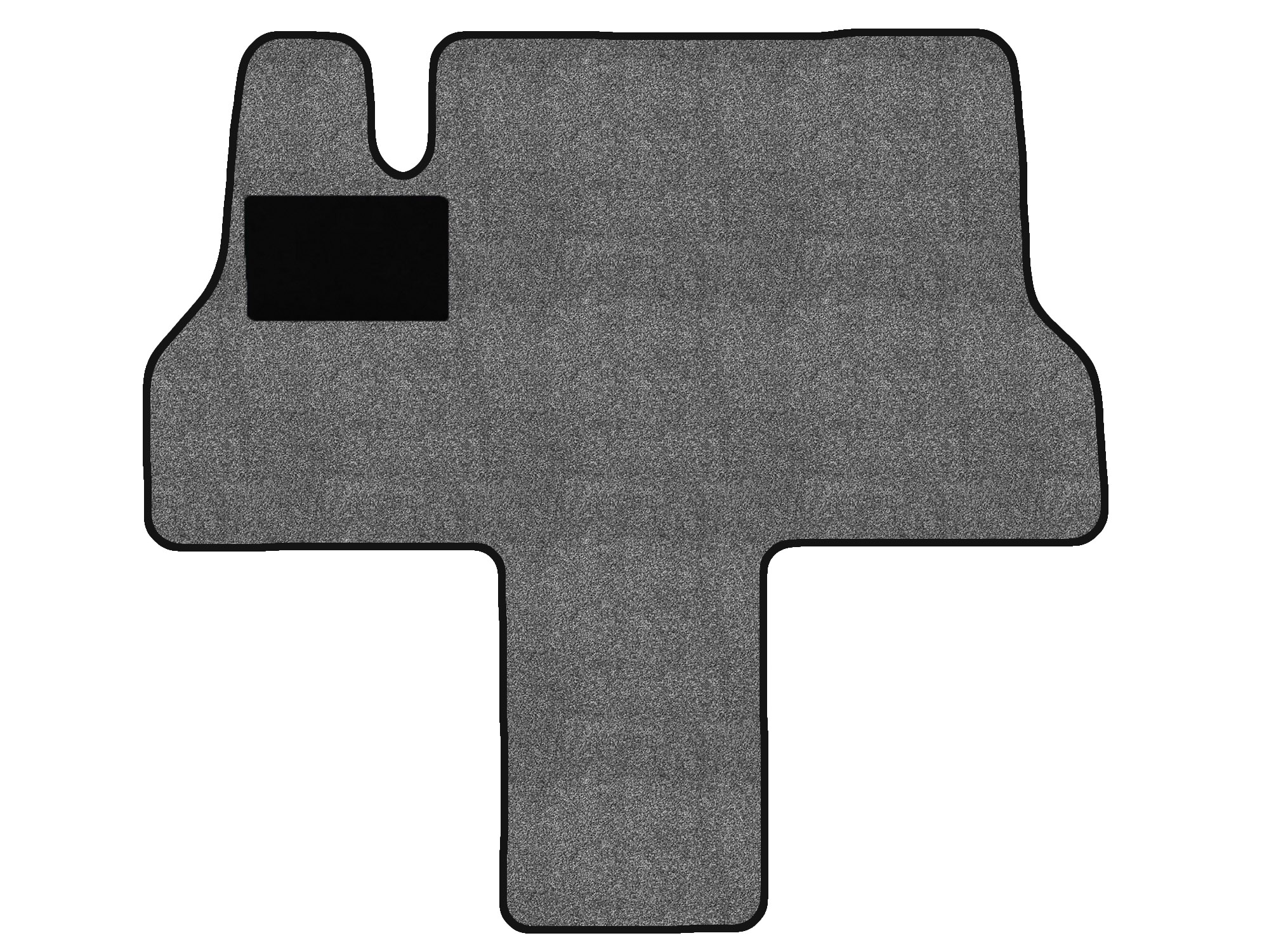 Remnant stock: car mats suitable for Fiat Ducato 280, 290, Amalfi grau, warp colour beige