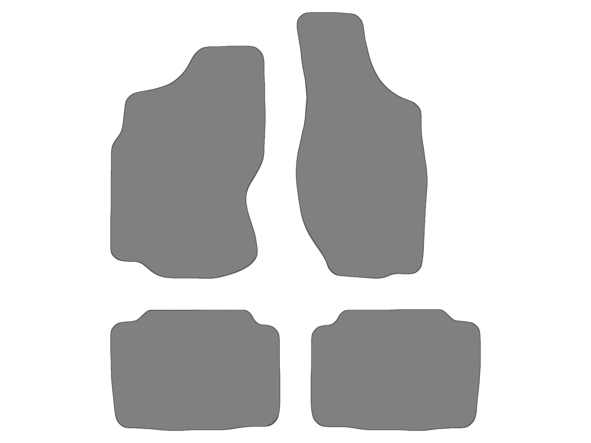 Fußmatten passend für Nissan Terrano II Typ R20 kurzer Radstand (Baujahr 1992 - 2007)