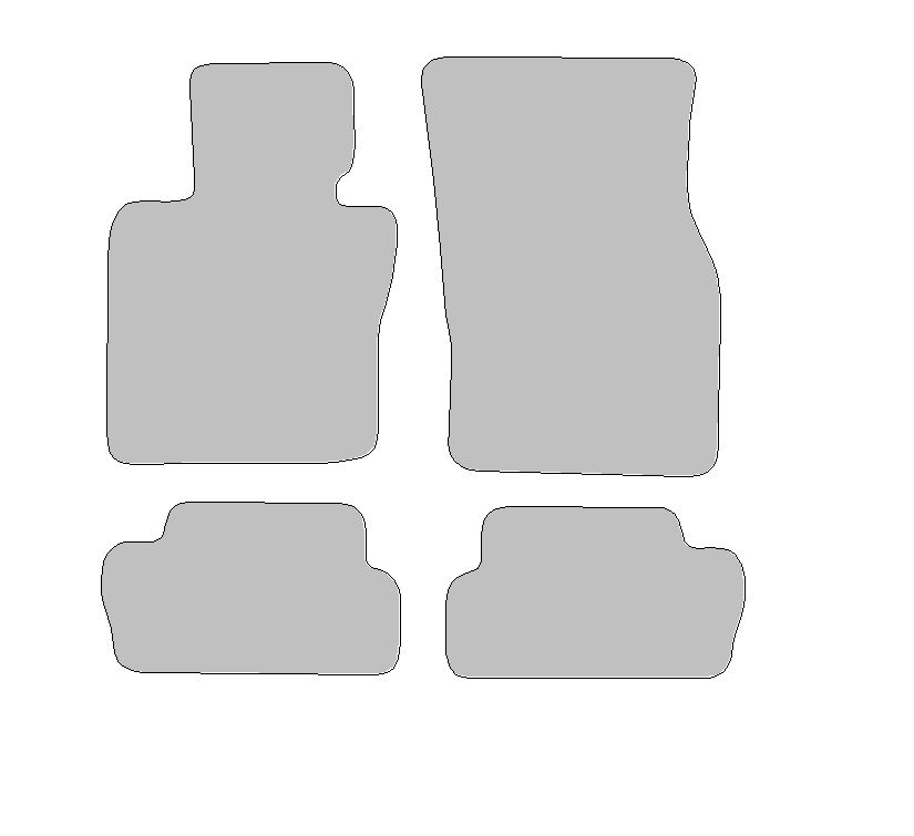 Fußmatten-Set für Mini F56 Typ F56 (Baujahr ab 2013)