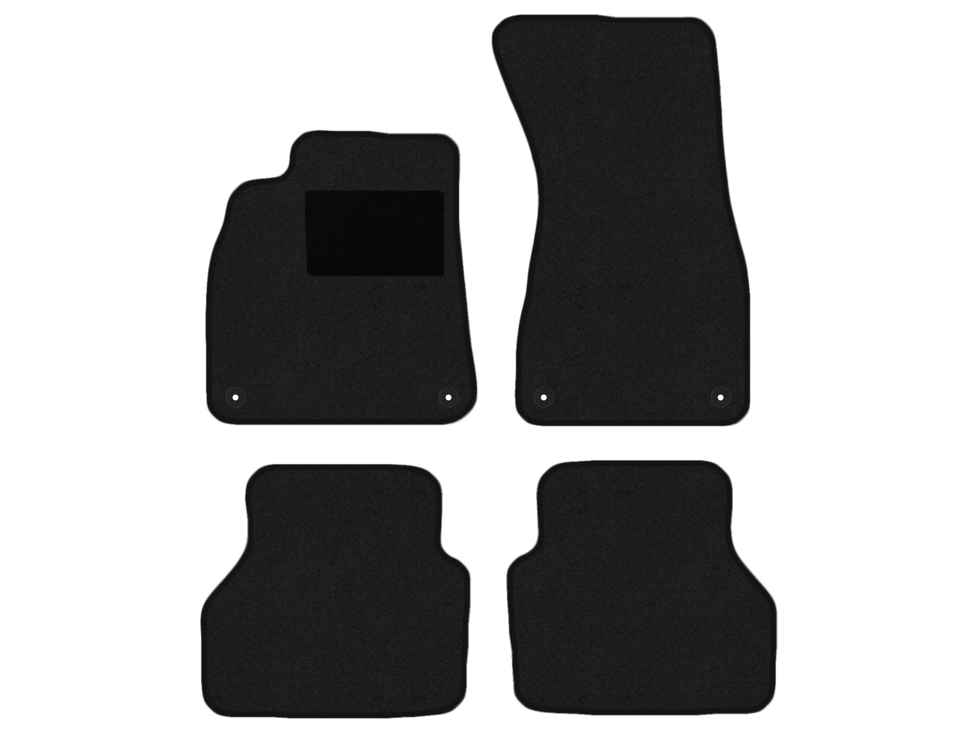 Tapis de voiture compatible avec Audi A6 Type 4A, C8 (construction 2018 - actuelle)