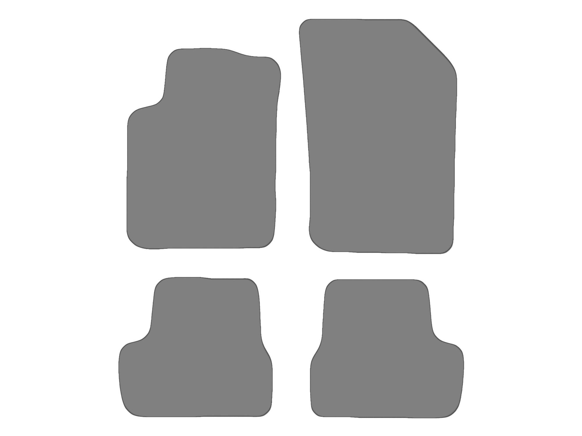 Tapis de voiture compatible avec Citroen DS3 Type SA (construction 2009 - 2015)