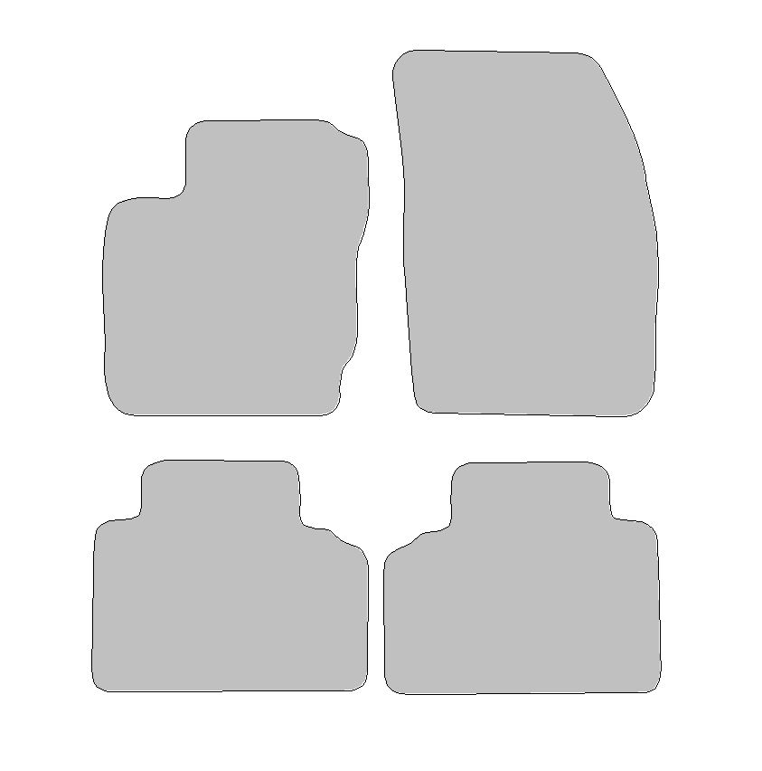 Fußmatten-Set für Ford Tourneo Courier, Typ B460 (Baujahr 2014-2023)