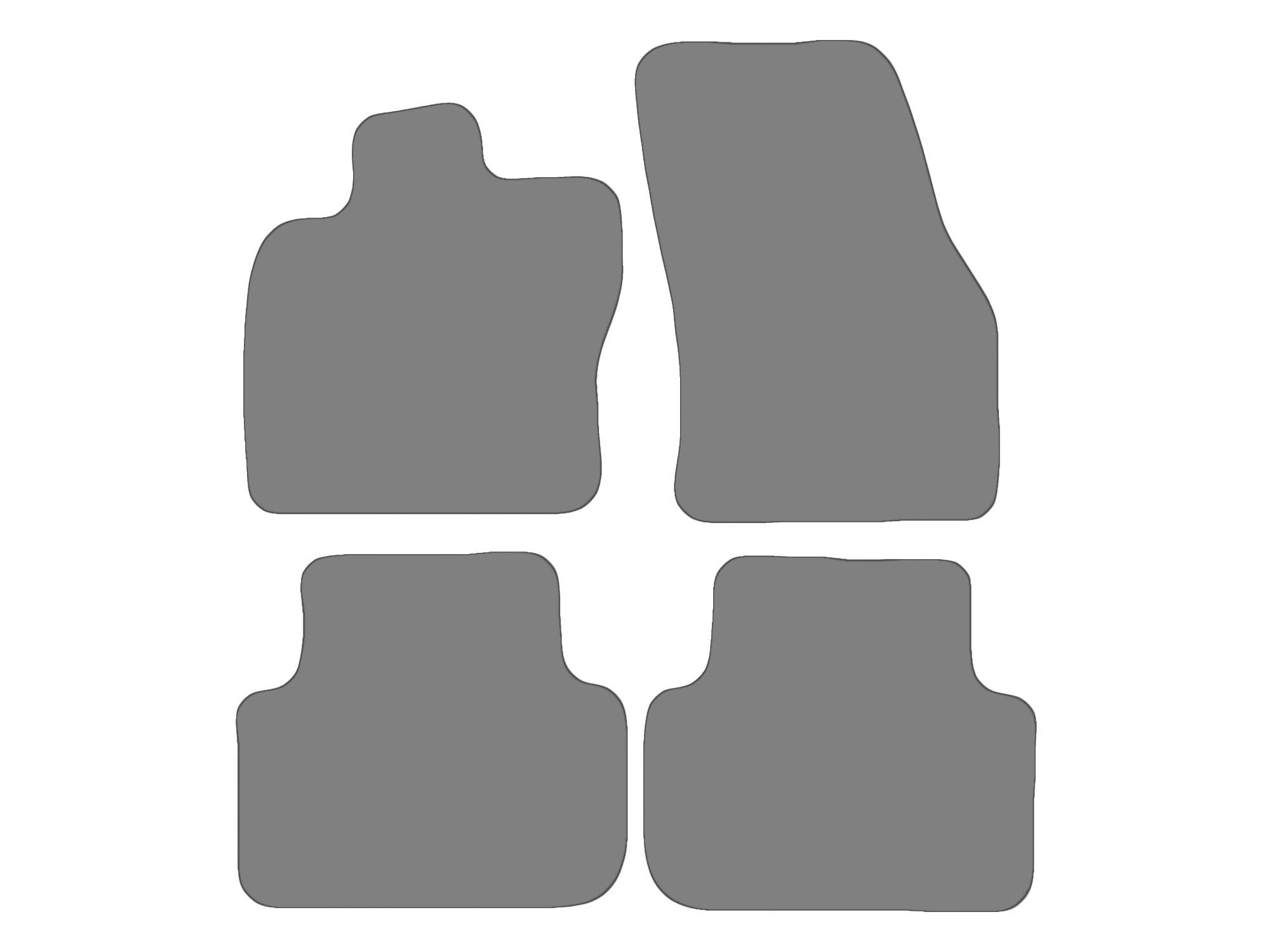Jeu de tapis compatible avec VW Golf Sportsvan, type AM1, AN1  (année de construction 2014-2020)