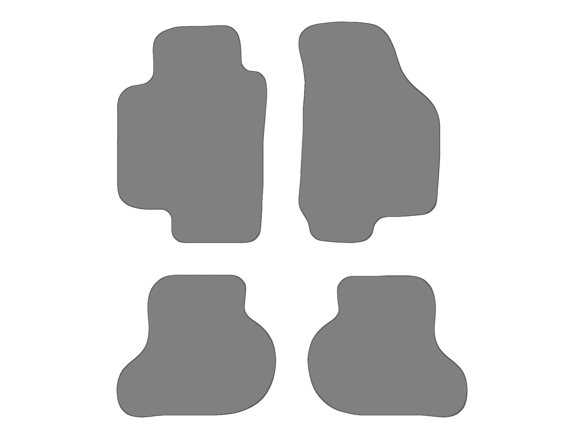 Jeu de tapis compatible avec VW Golf V, type 1K1  (année de construction 2003-2009)