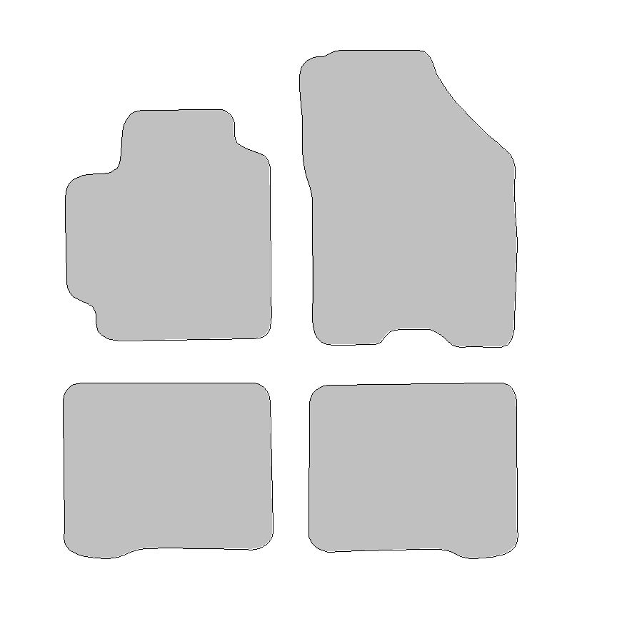 Fußmatten-Set für Suzuki Baleno, Typ FW, EW (Baujahr 2016-2023)
