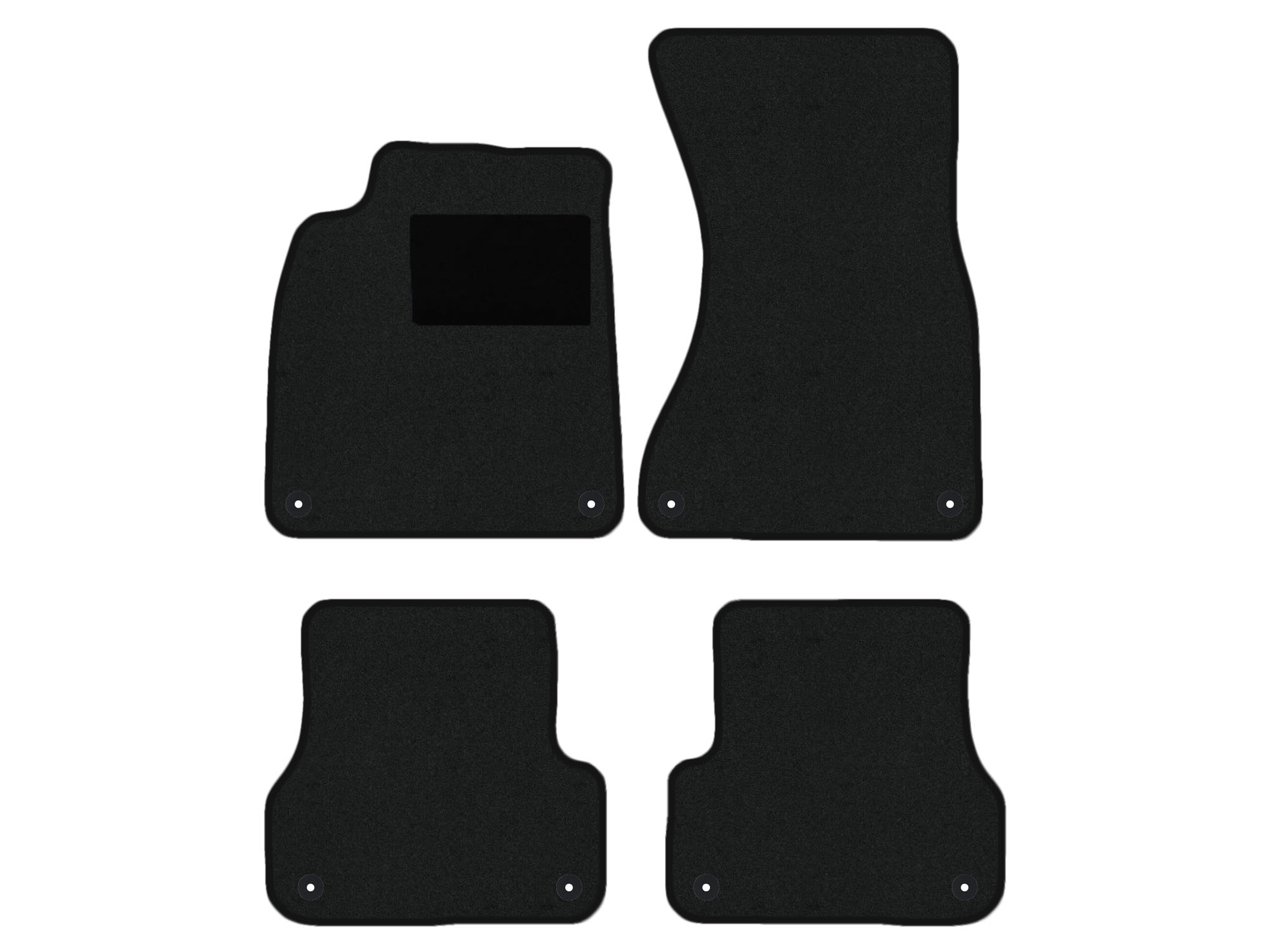 Tapis de voiture compatible avec Audi A6 Type 4G, C7 (construction 2010 - 2018)