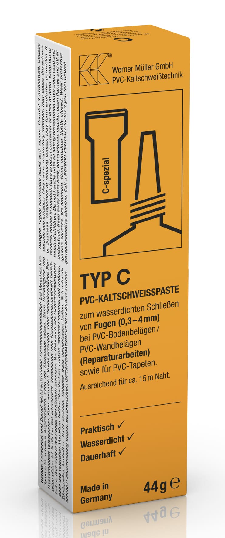 PVC Kaltschweißpaste zum Reparieren und Zusammenfügen PVC Kaltschweißpaste zum Reparieren und Zusammenfügen