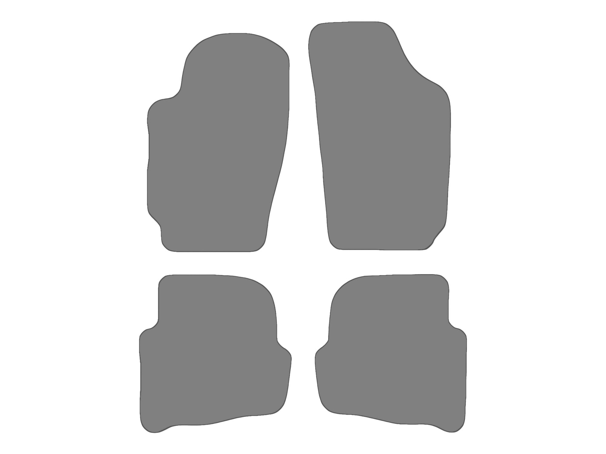 Floor mat set for Skoda Fabia I, type 6Y  (year of construction 1999-2008)