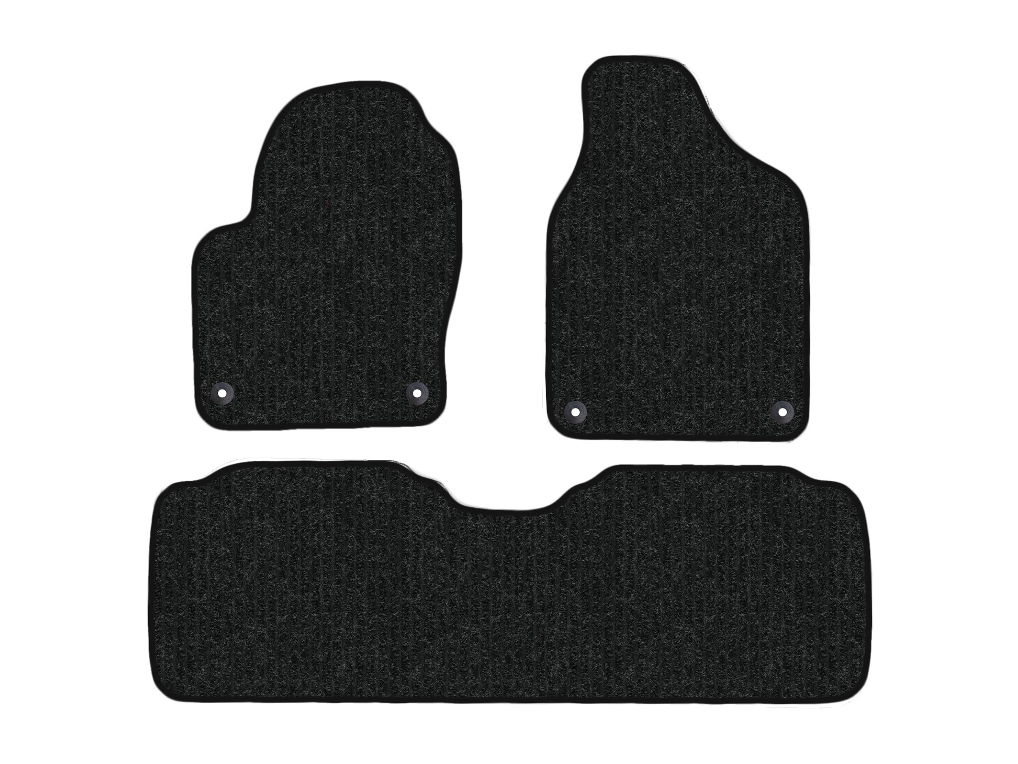 Remnant stock: car mats suitable for VW Sharan I 7M, Robust anthrazit, warp colour dark green