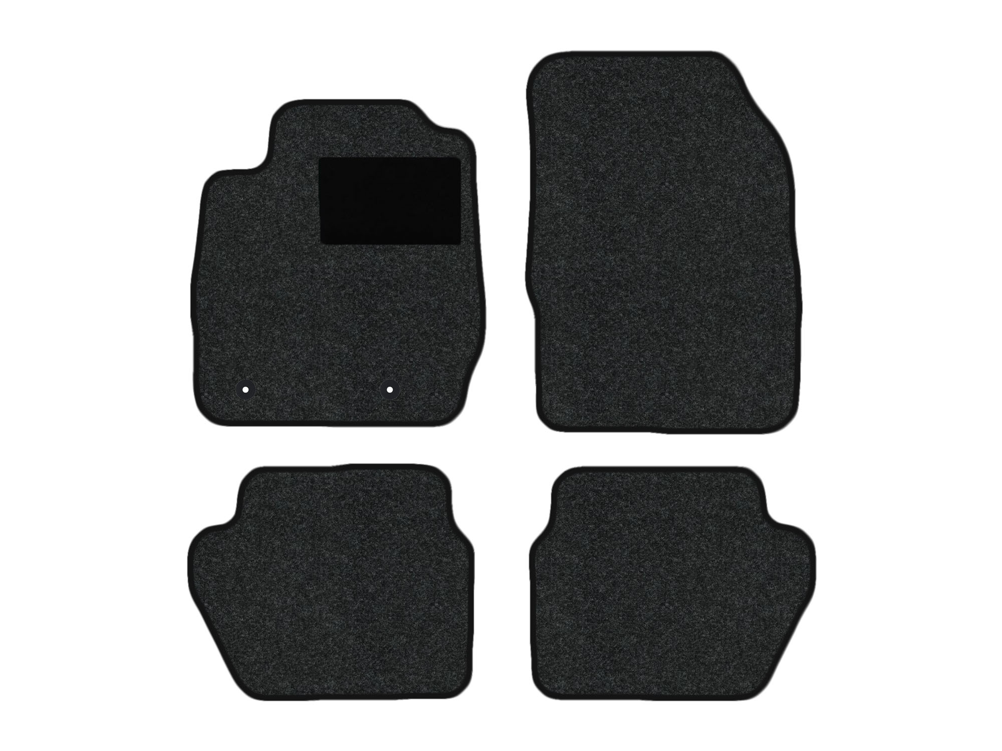 Remnant stock: car mats suitable for Ford EcoSport , Hit anthrazit, warp colour black