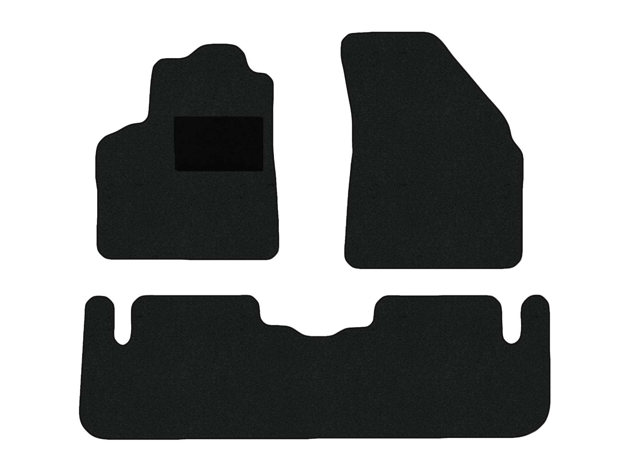 Tapis de voiture compatible avec Chevrolet Rezzo Type U100 (construction 2000 - 2009)