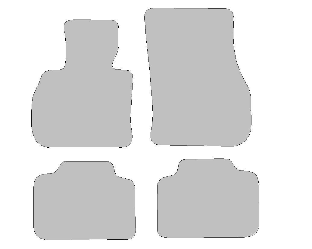 Fußmatten-Set für Mini Countryman, Typ F60 (Baujahr 2016-2023)