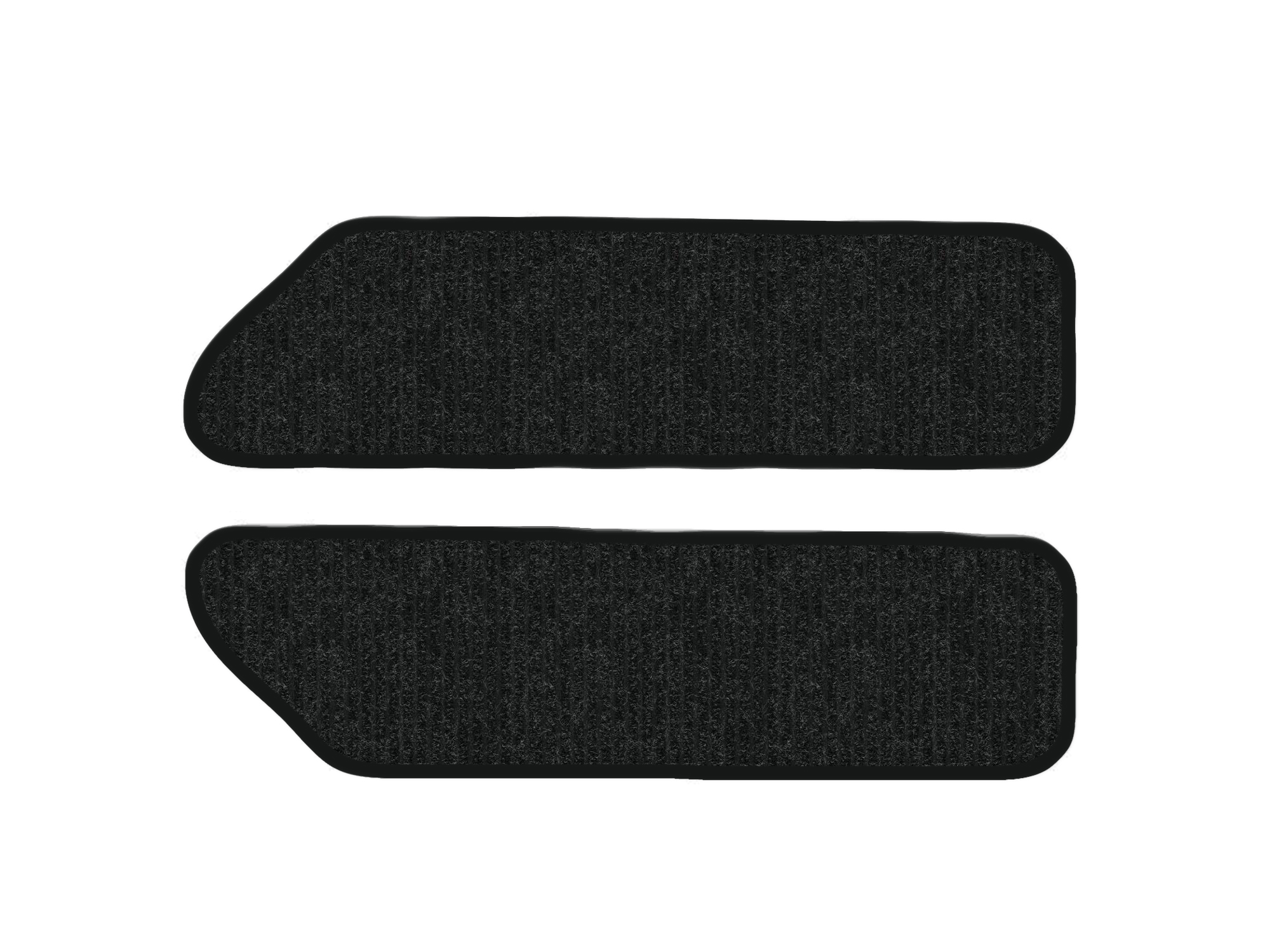Reste de stock: 2 Tapis de marche adapté à VW T4 70, 7D, Robust anthrazit, Chaîne vert foncé