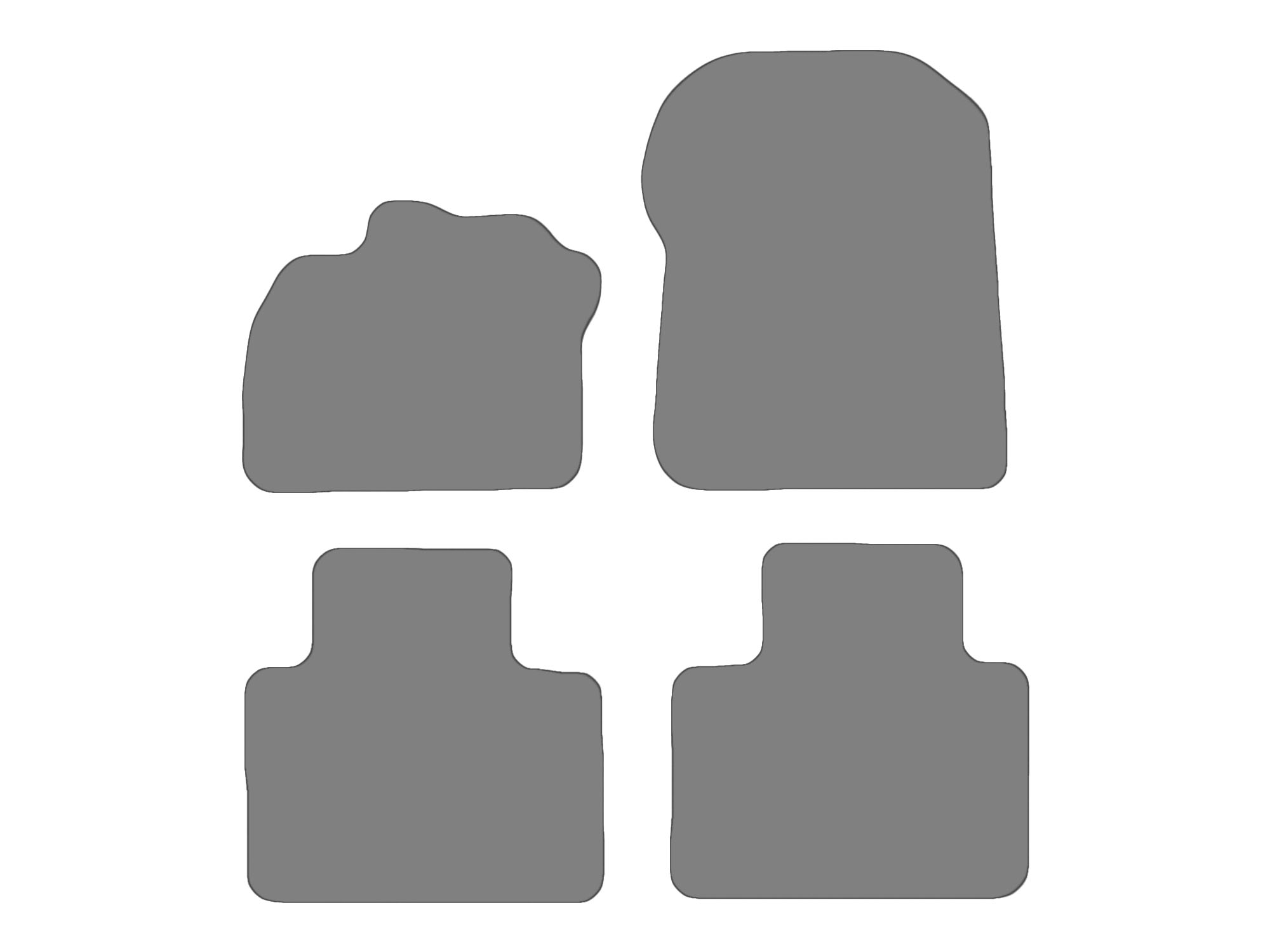 Floor mat set for Renault Zoe type BFM (constructed 2012 - 2019)