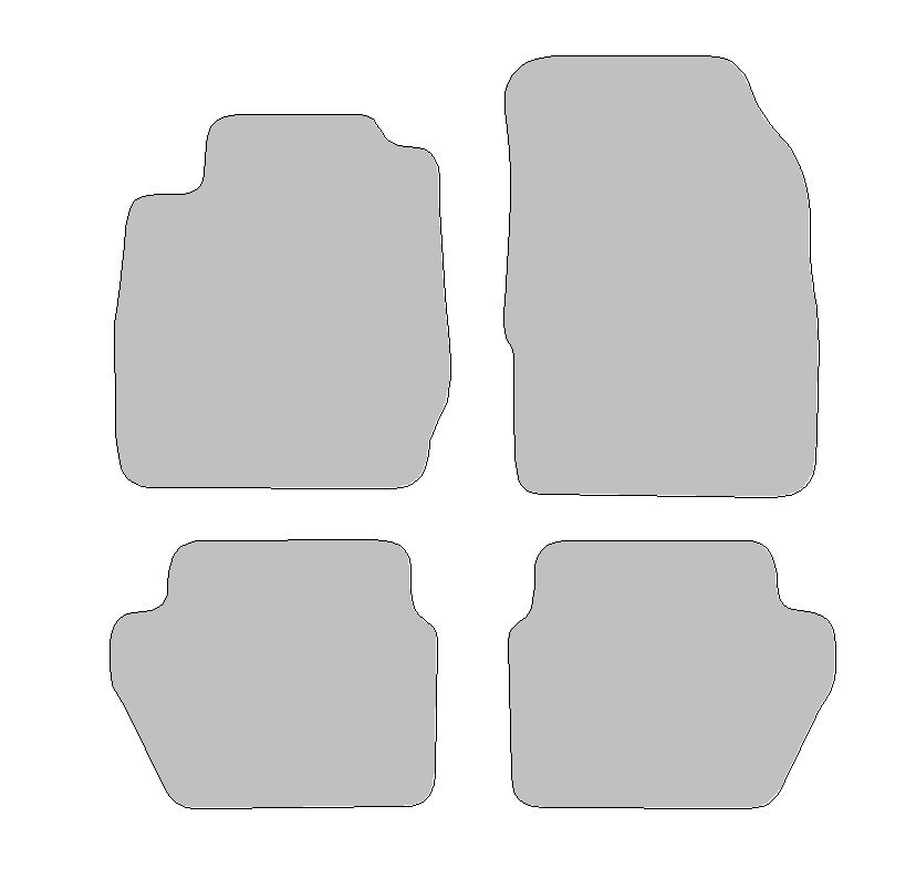 Fußmatten-Set für Ford EcoSport, Typ  (Baujahr 2012-2023)