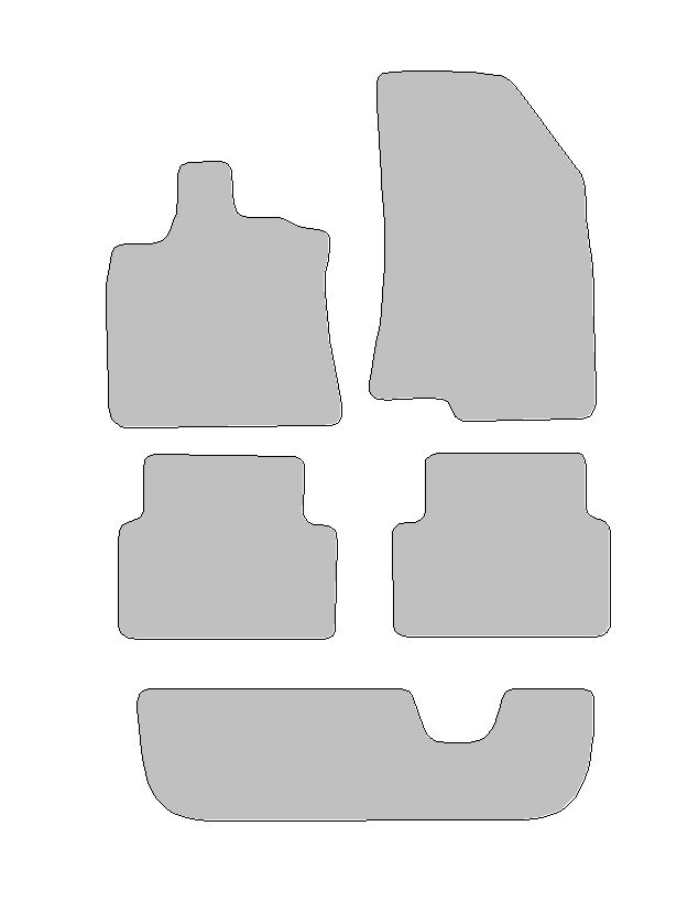 Fußmatten-Set für Dacia Jogger, Typ  (Baujahr 2022-2023)