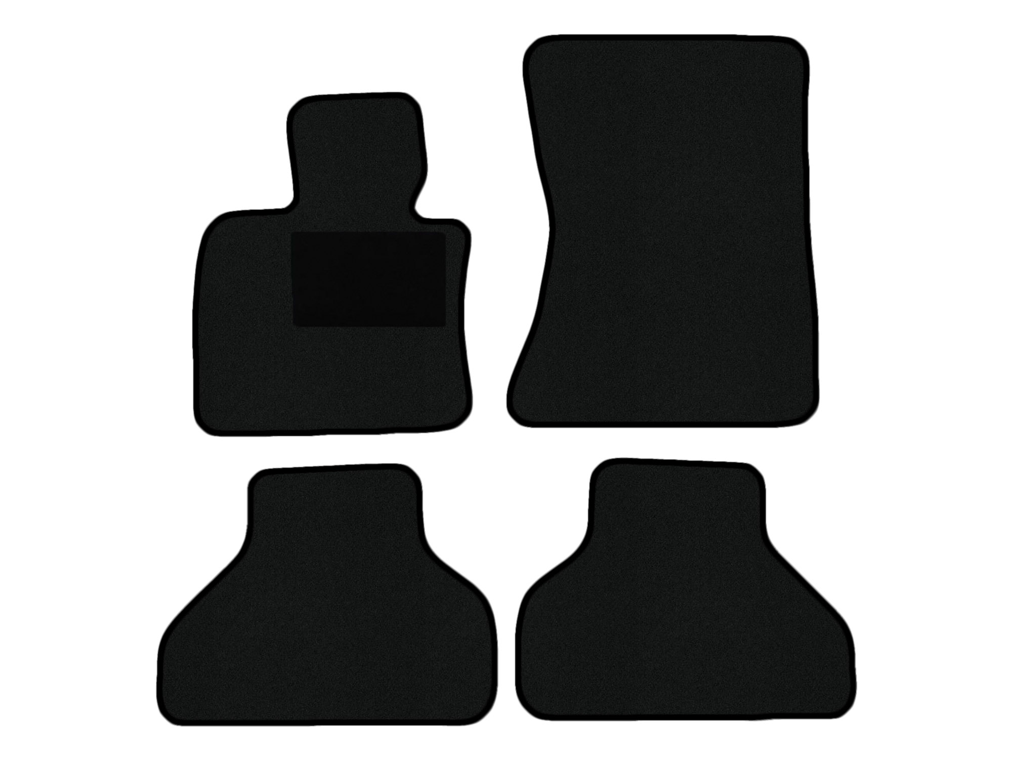 Remnant stock: car mats suitable for BMW X5 E70, Classic schwarz, warp colour black