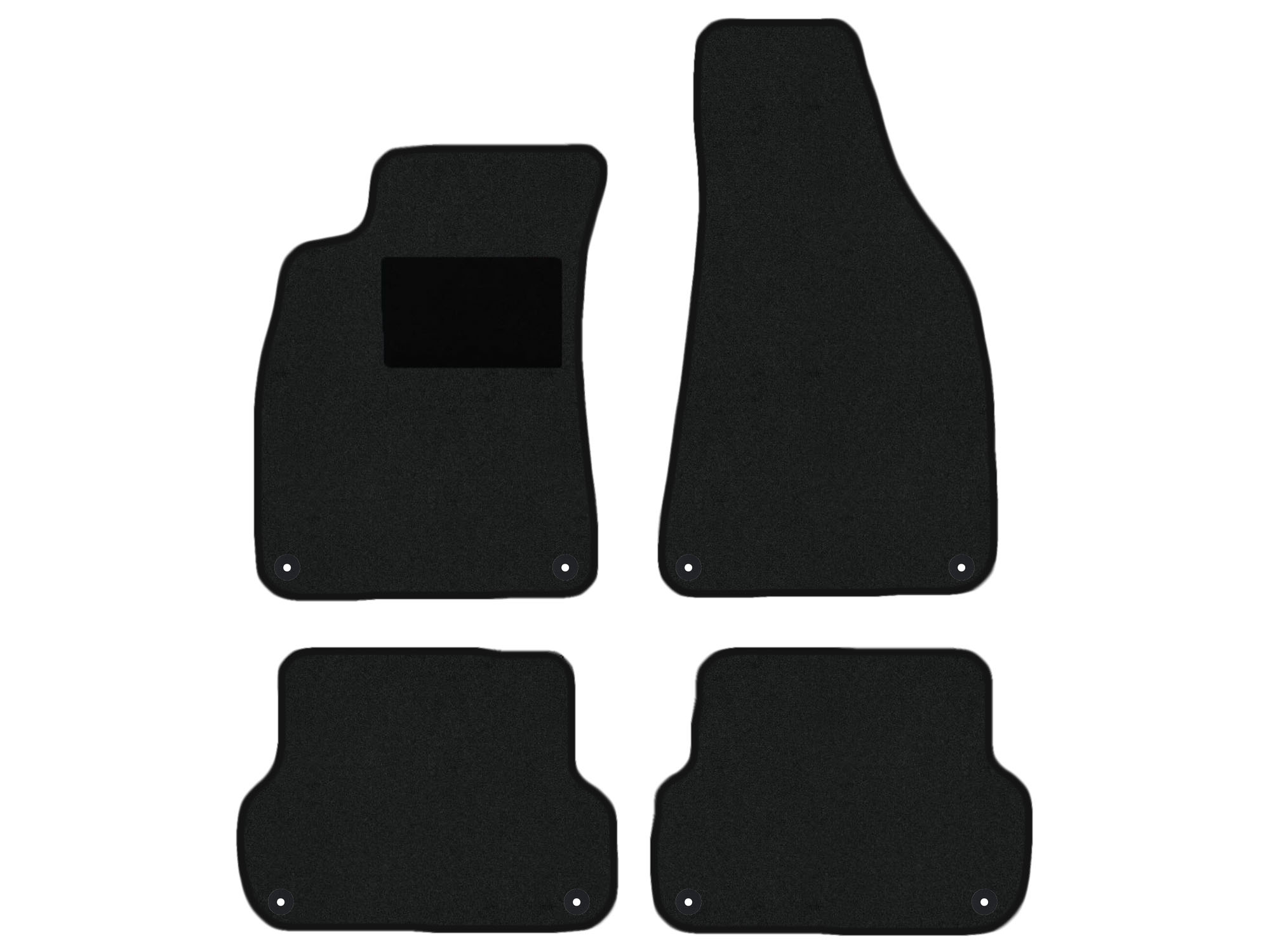 Tapis de voiture compatible avec Audi A4 Type 8E, B6, 8H, B7 (construction 2000 - 2008)
