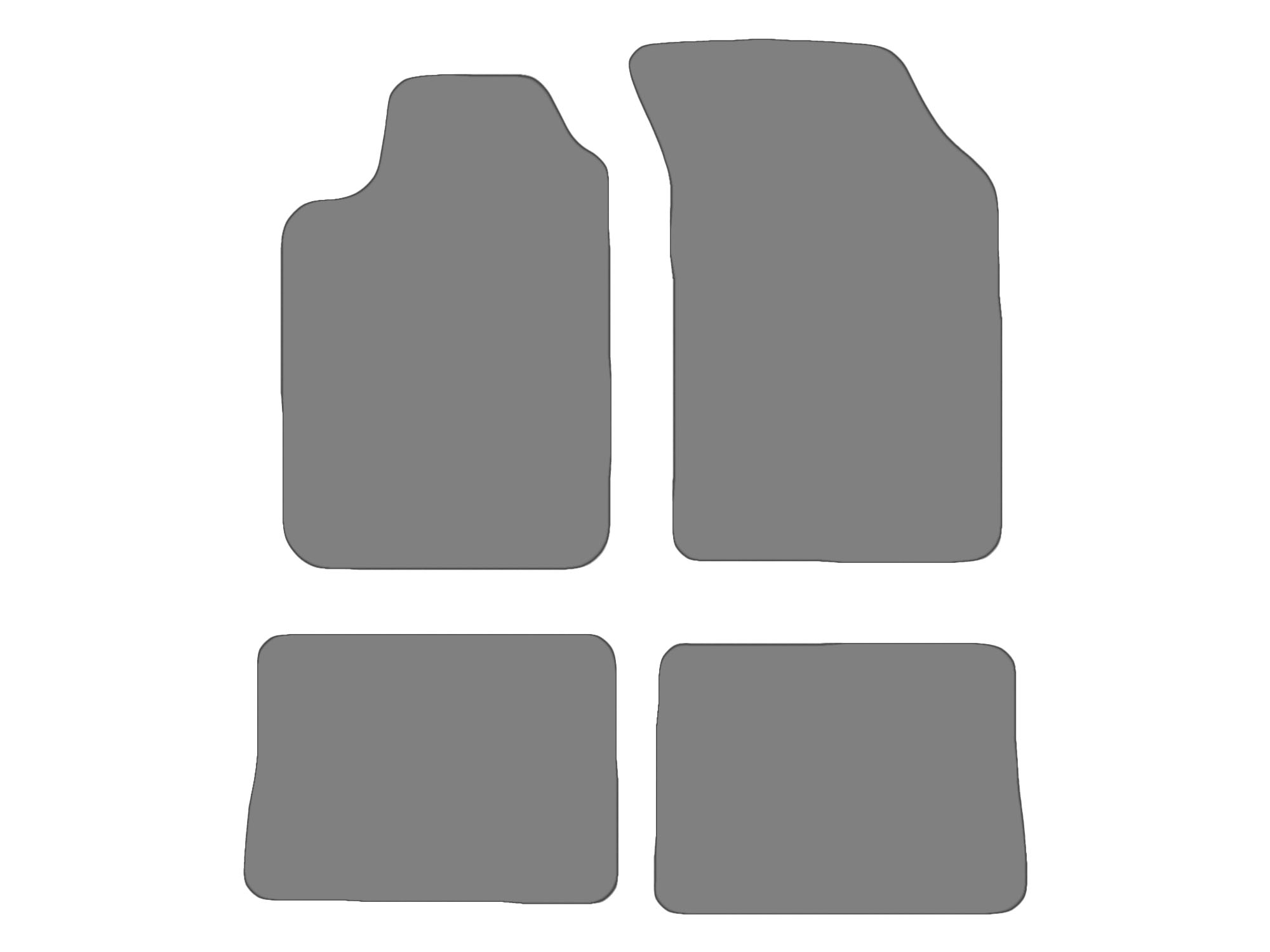 Jeu de tapis compatible avec Renault Clio II, type BB, CB, SB  (année de construction 1998-2005)