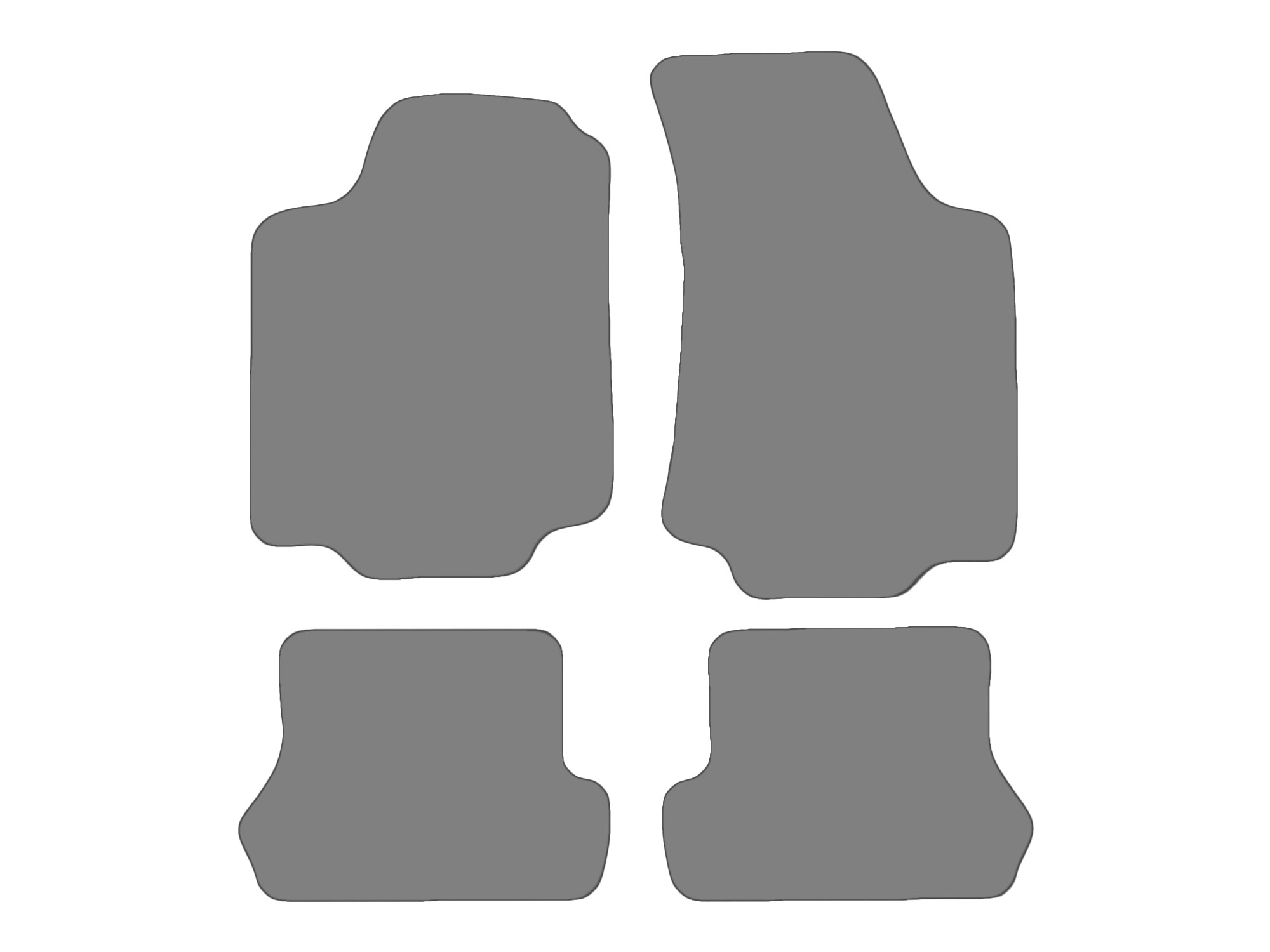 Floor mat set for VW Golf III Cabriolet, type 1E7  (year of construction 1993-1998)