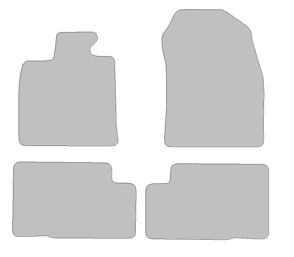 Floor mat set for Mazda 6e type  (constructed 2025 - present)