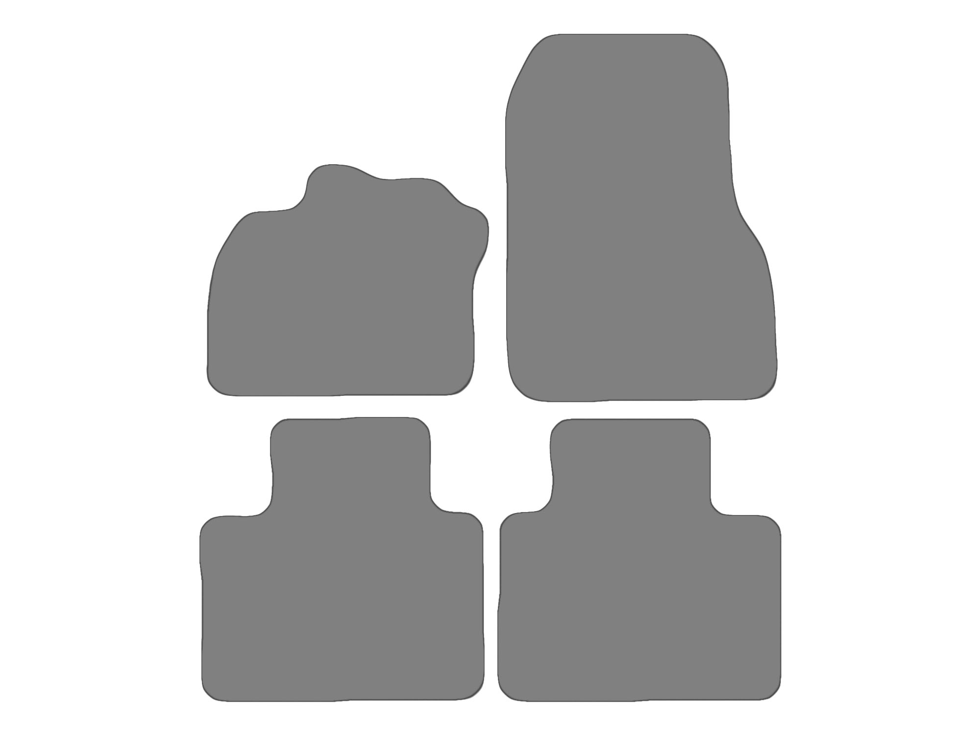 Floor mat set for Renault Zoe Elektro type BFM (constructed 2019 - 2024)