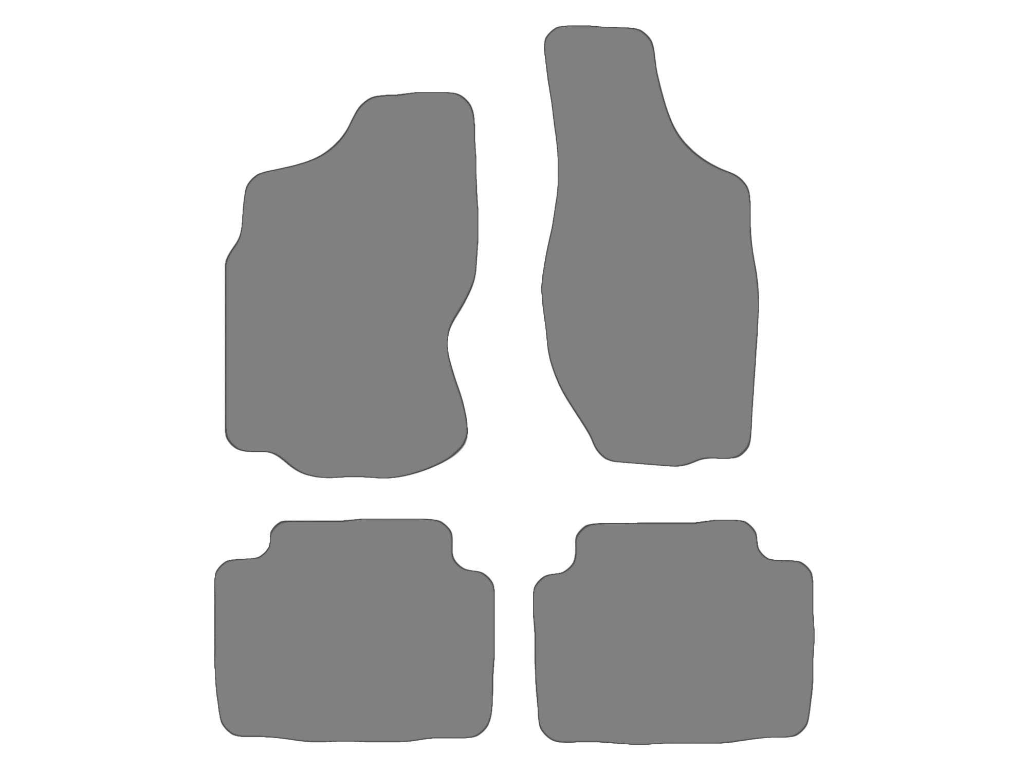 Fußmatten passend für Nissan Terrano II  Typ R20 langer Radstand (Baujahr 1992 - 2007)