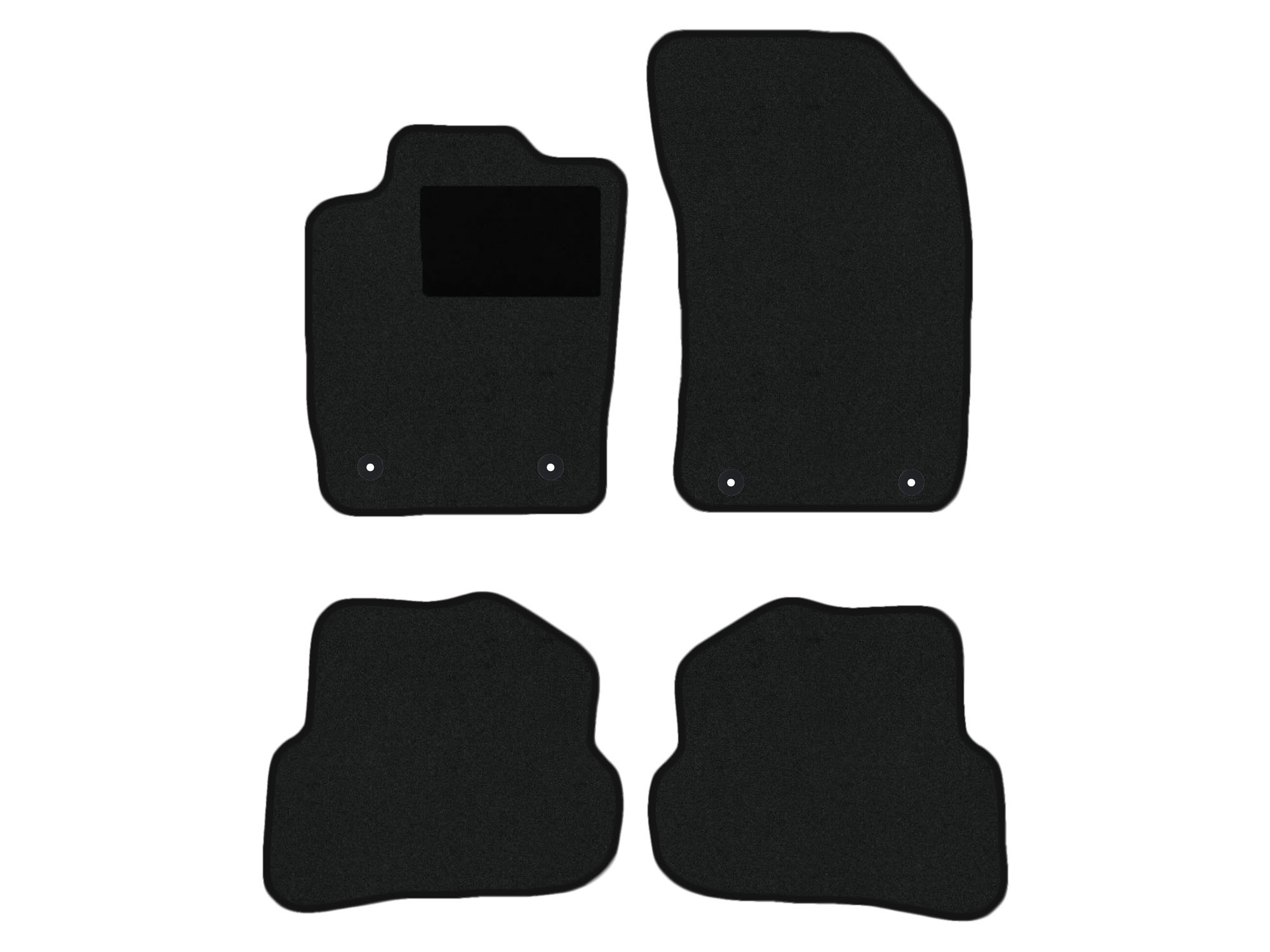 Tapis de voiture compatible avec Audi A1 Type 8X (construction 2010 - 2018)