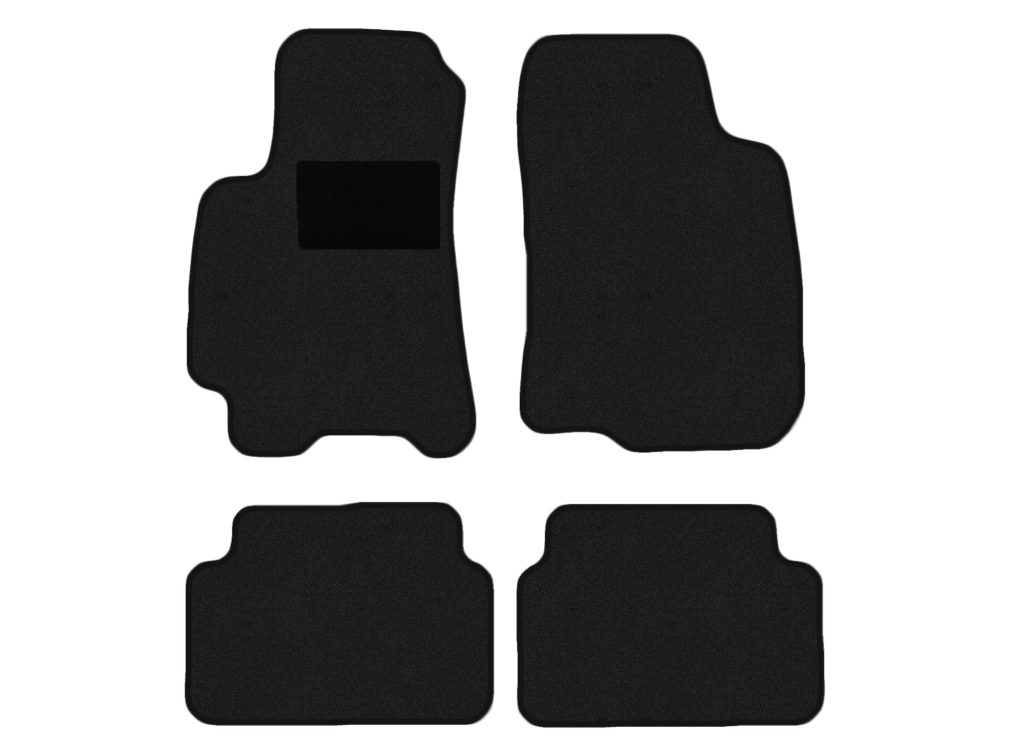 Tapis de voiture compatible avec Chevrolet Lanos Type KLAT (construction 1997 - 2004)