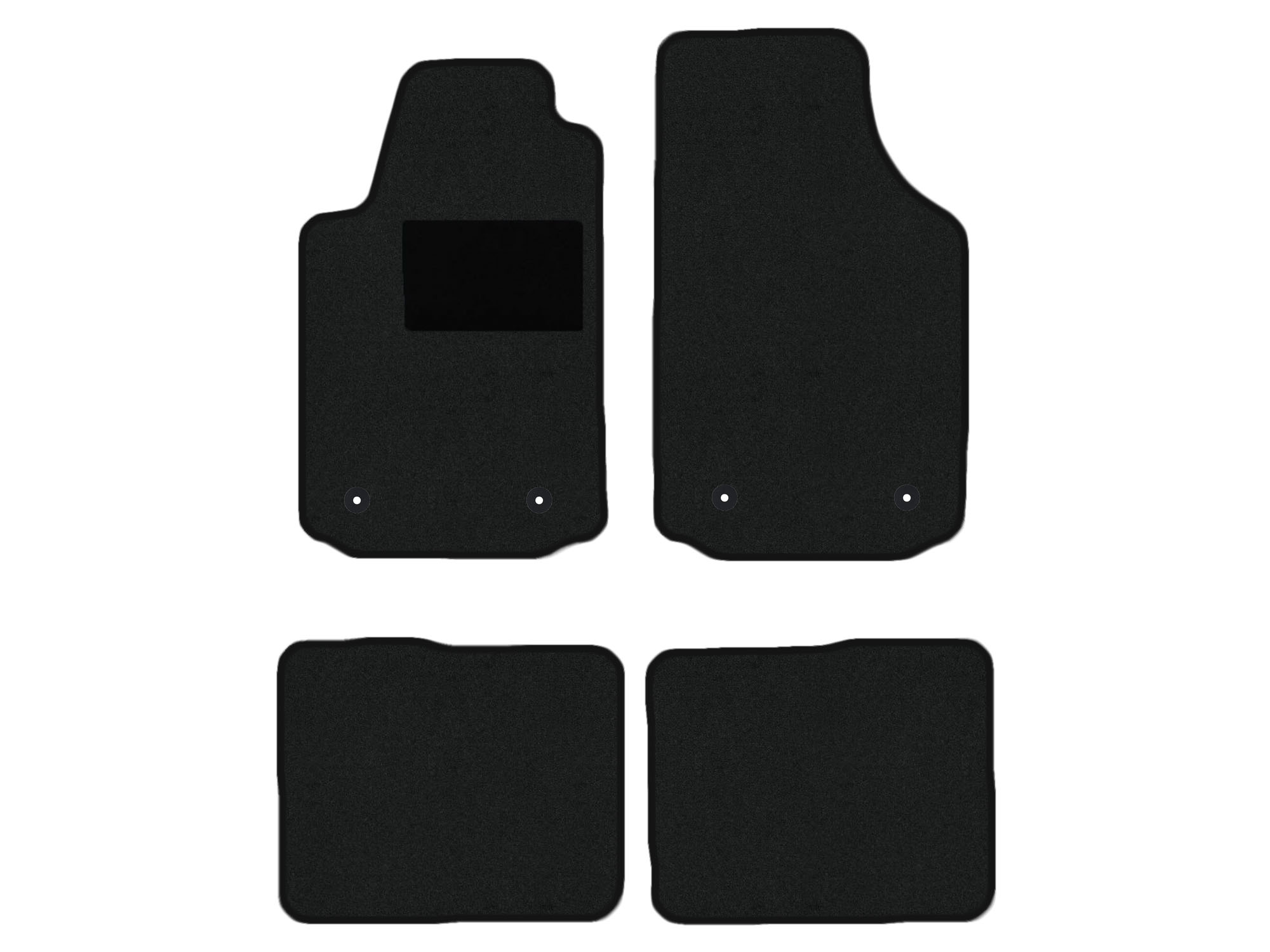Tapis de voiture compatible avec Audi A2 Type 8Z0 (construction 2000 - 2005)