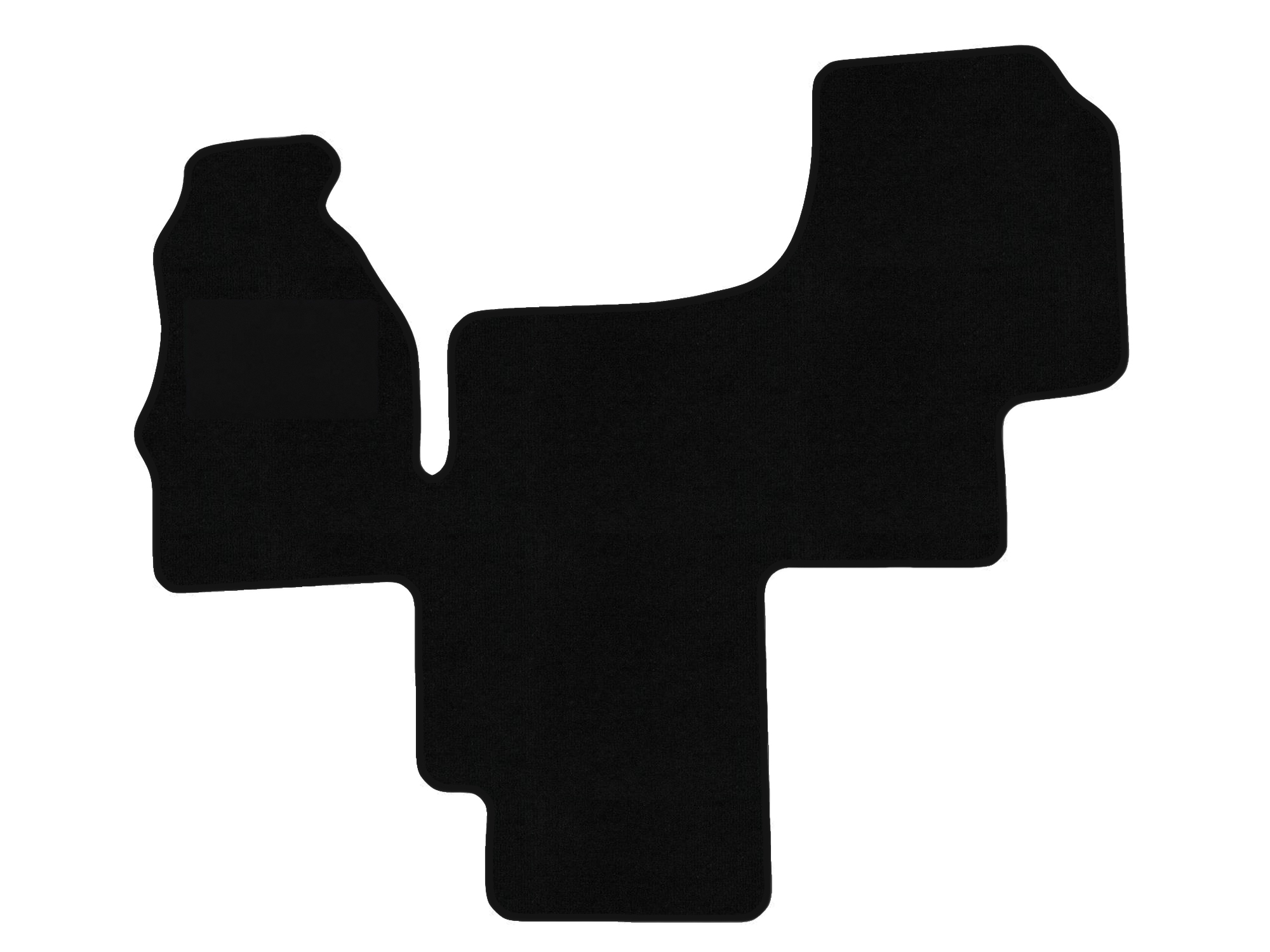 Remnant stock: car mats suitable for Mercedes Sprinter W901-905, Deluxe schwarz, warp colour black
