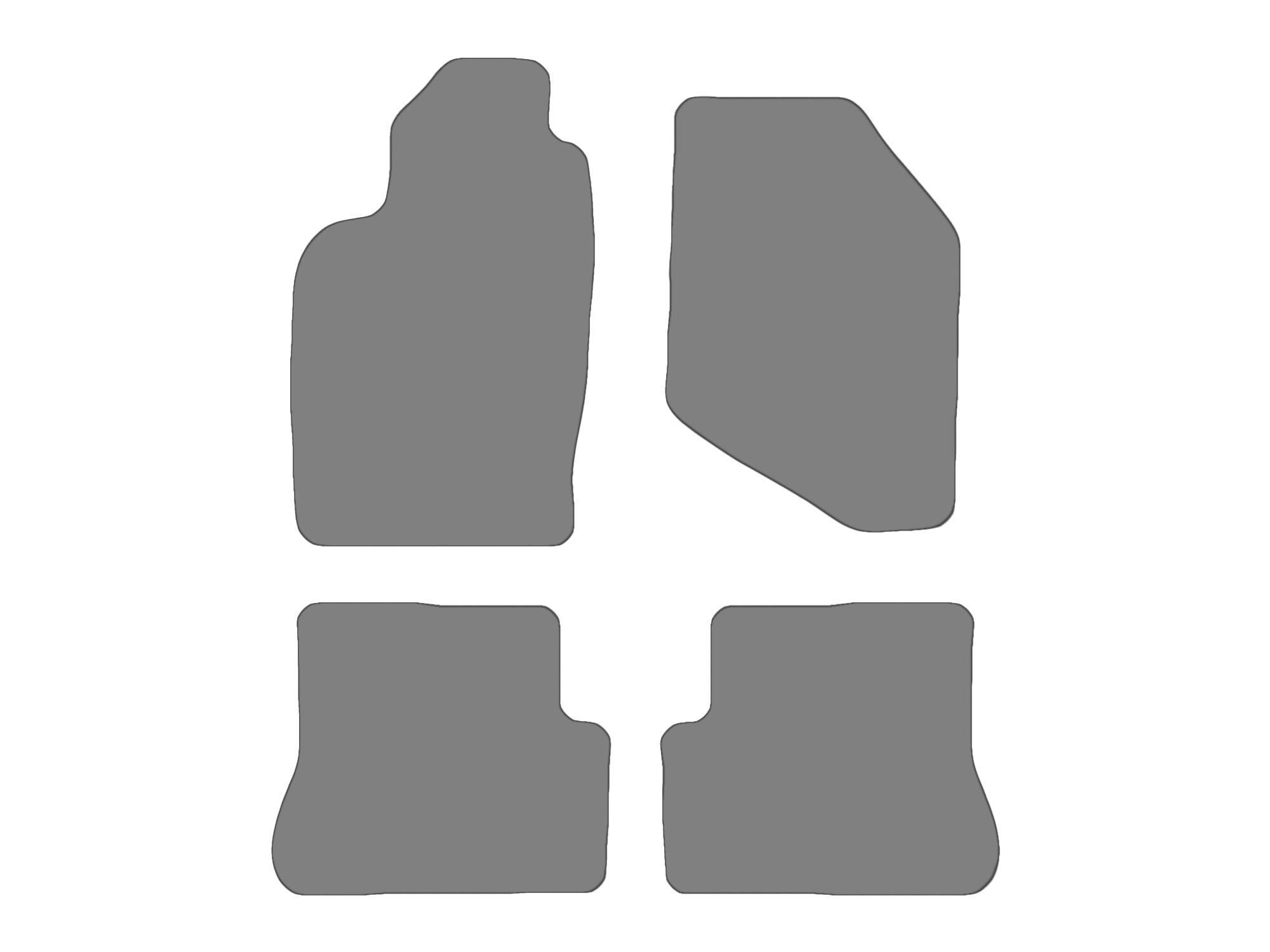 Floor mat set for Mitsubishi Colt III, type C5A (year of construction 1988-1992) Floor mat set for Mitsubishi Colt III, type C5A (year of construction 1988-1992)