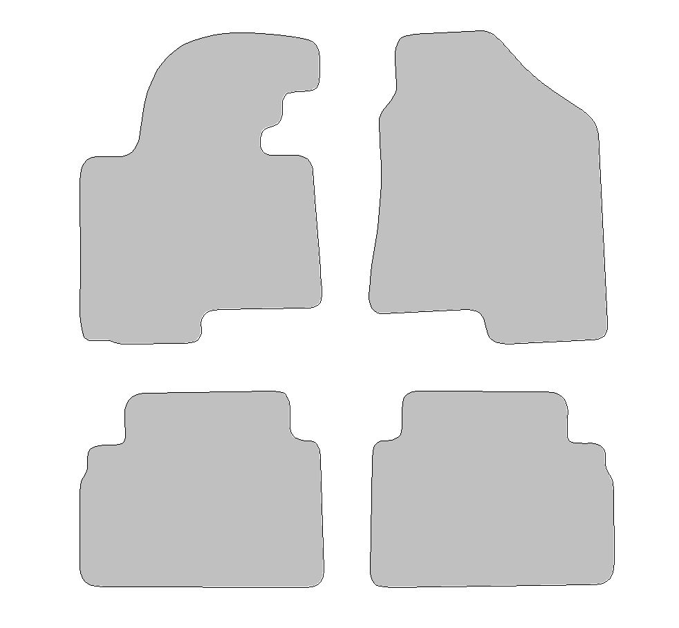 Fußmatten-Set für Kia Sportage III, Typ SL (Baujahr 2010-2016)