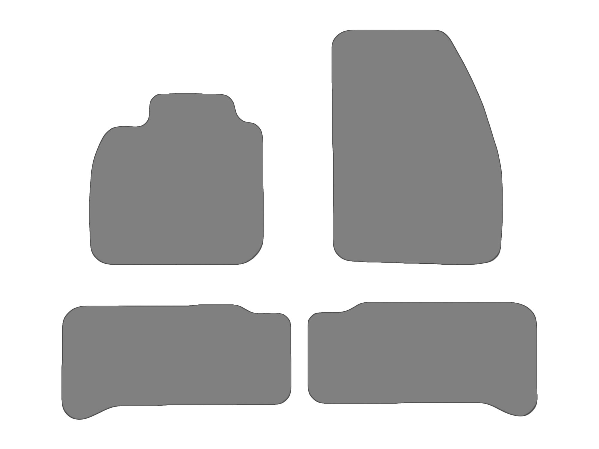 Floor mat set for Renault Scenic II, type JM01  (year of construction 2003-2015) Floor mat set for Renault Scenic II, type JM01  (year of construction 2003-2015)